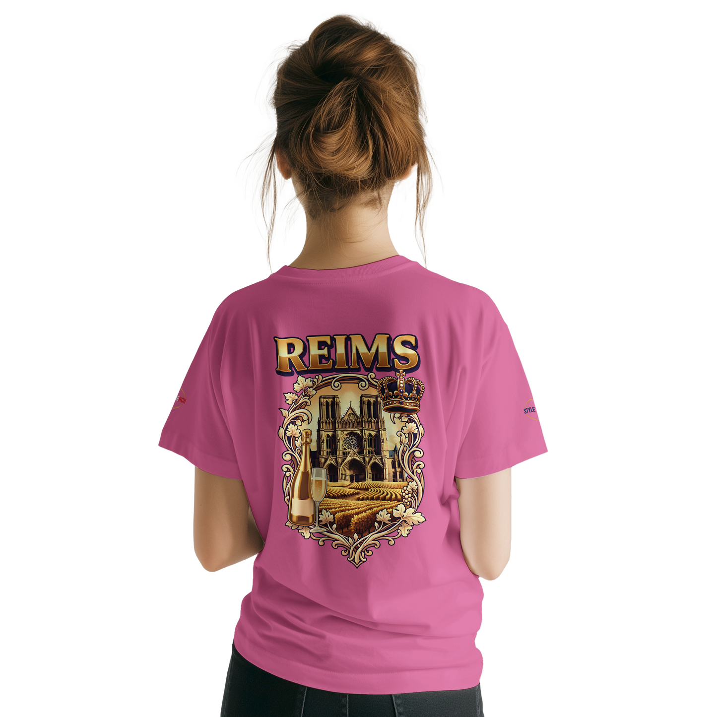 T-shirt Unisexe Reims - Ville de France - Design Premium