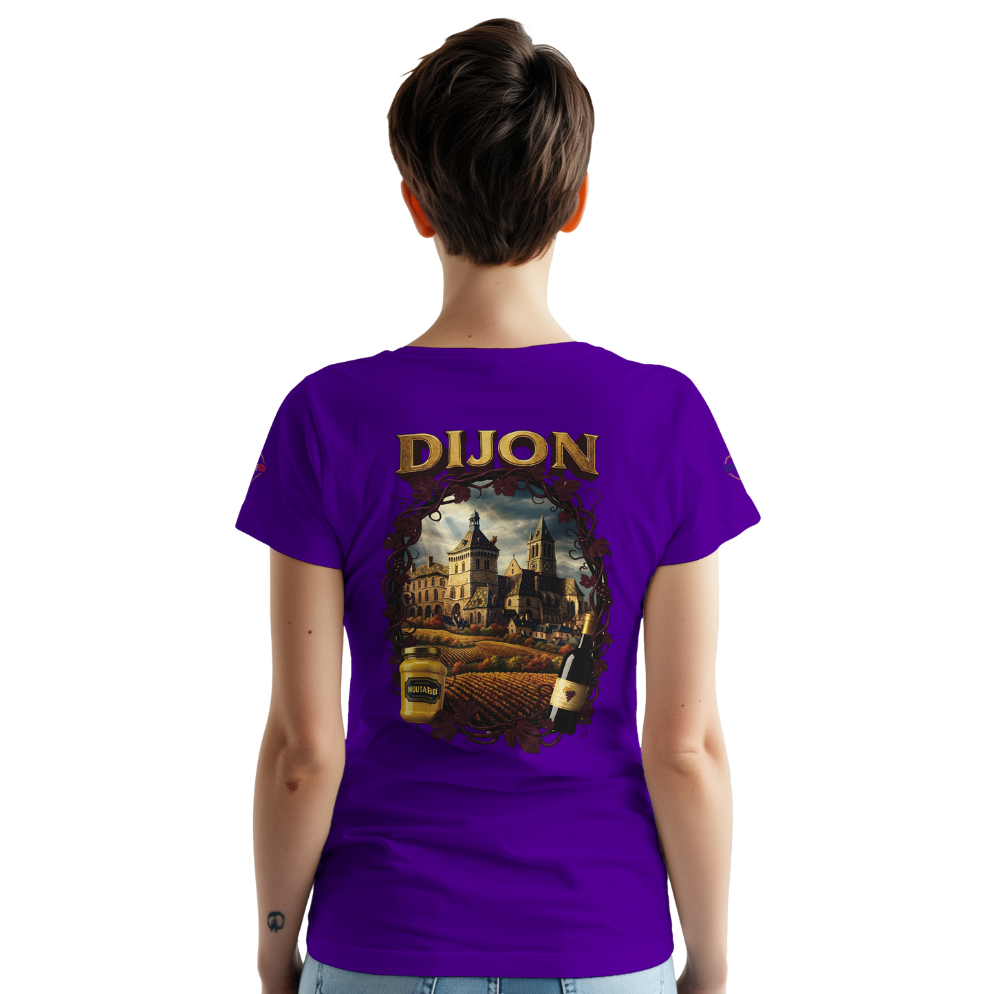 T-shirt Unisexe Dijon – Ville de France en Coton Premium