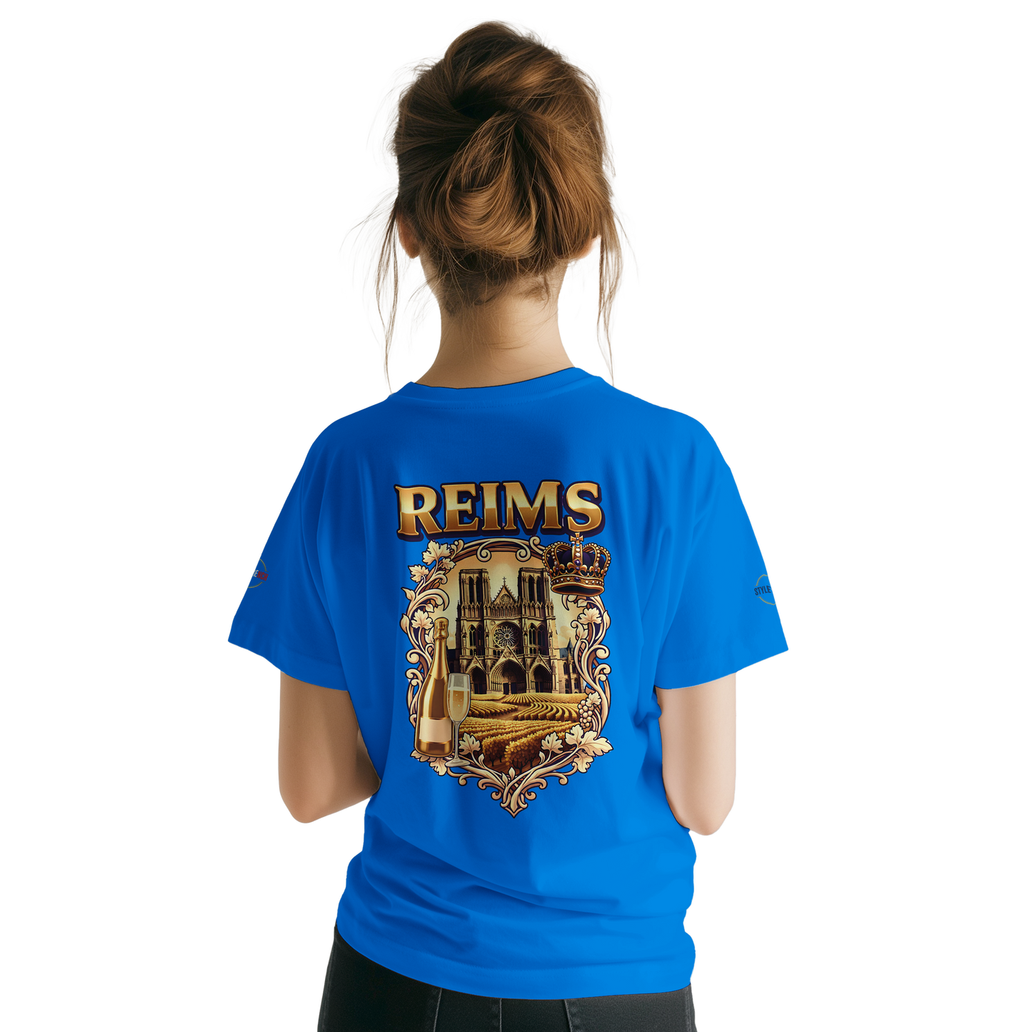 T-shirt Unisexe Reims - Ville de France - Design Premium