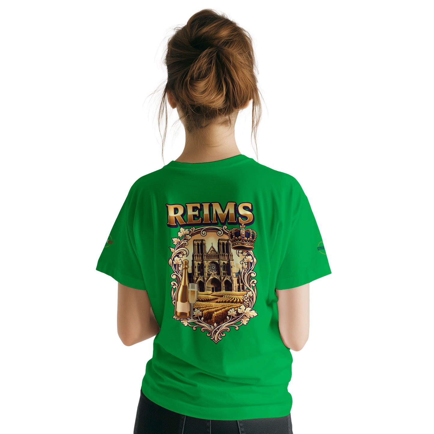 T-shirt Unisexe Reims - Ville de France - Design Premium