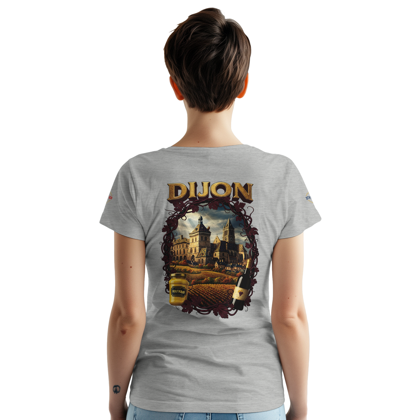 T-shirt Unisexe Dijon – Ville de France en Coton Premium