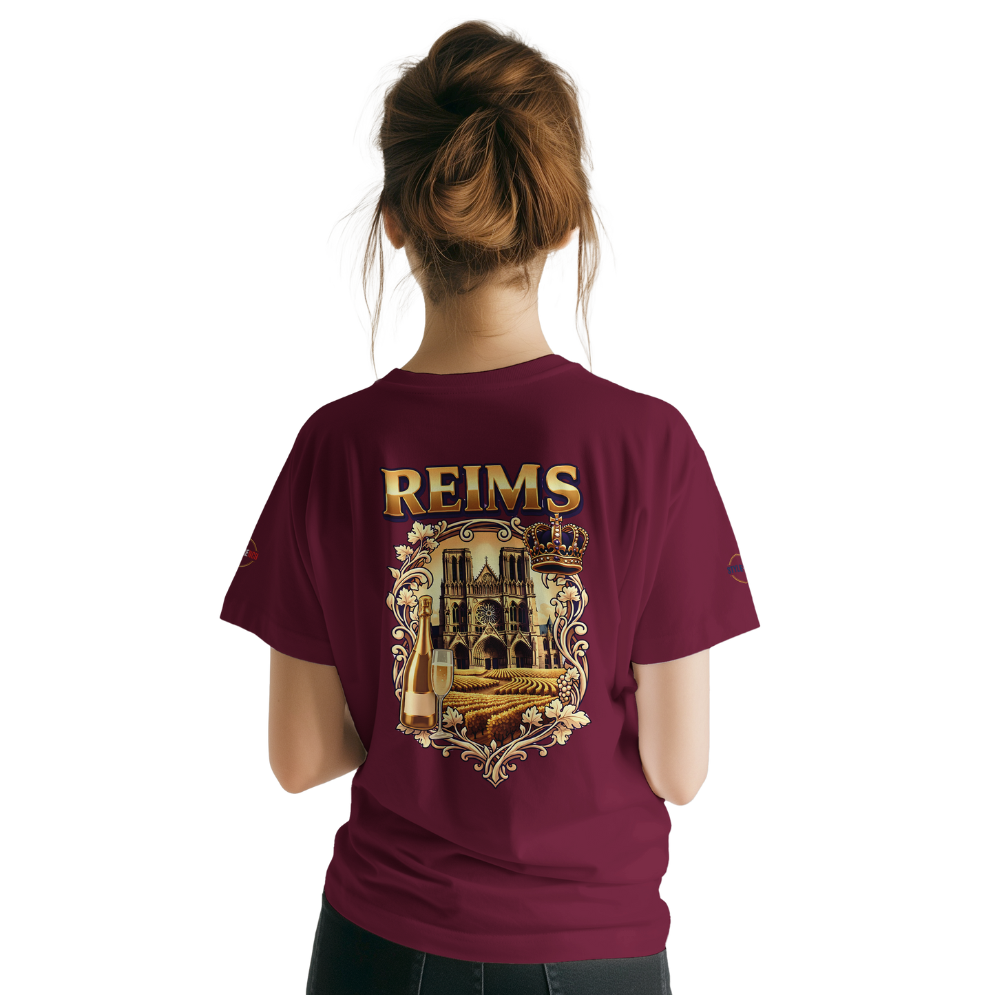 T-shirt Unisexe Reims - Ville de France - Design Premium