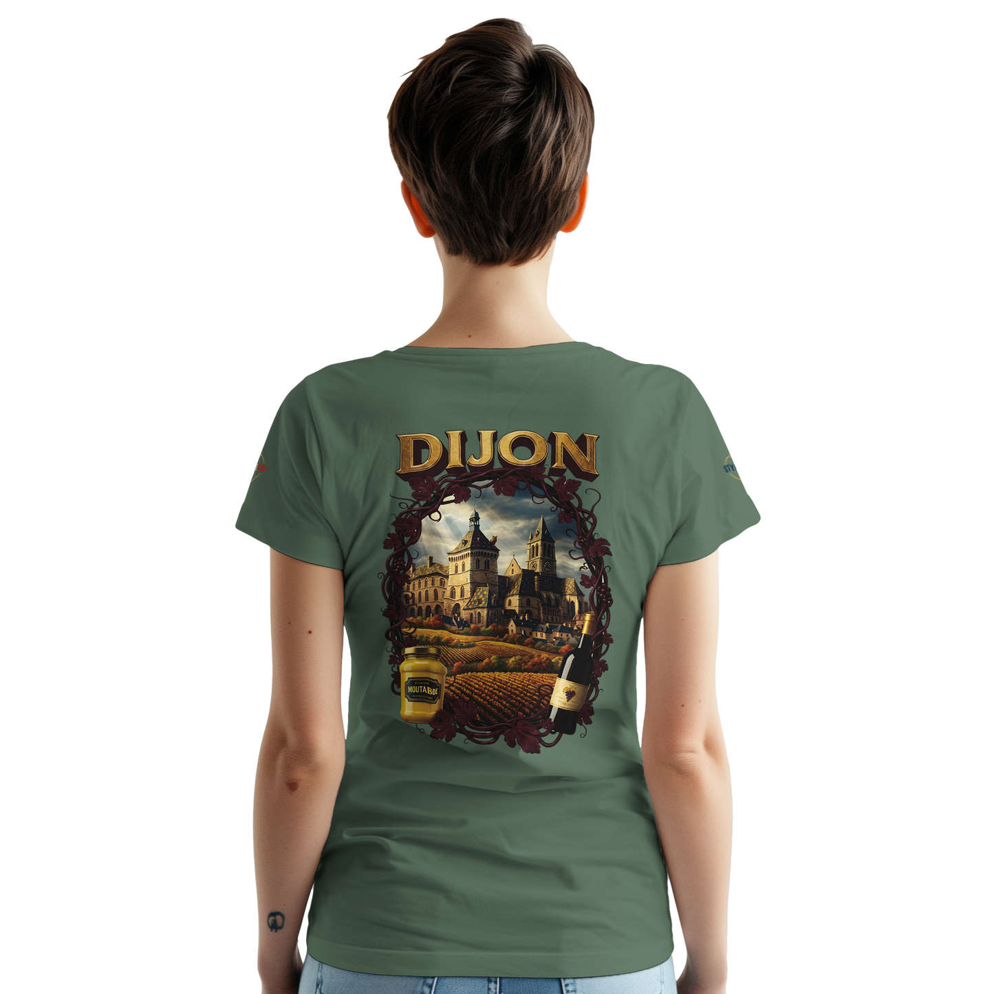 T-shirt Unisexe Dijon – Ville de France en Coton Premium