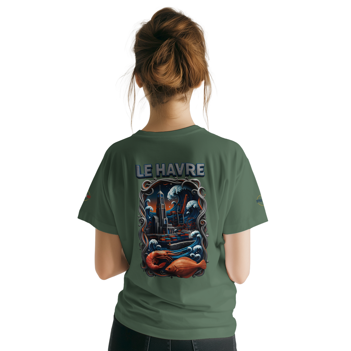 T-shirt Unisexe Le Havre – Coton Doux Premium pour Impression DTG