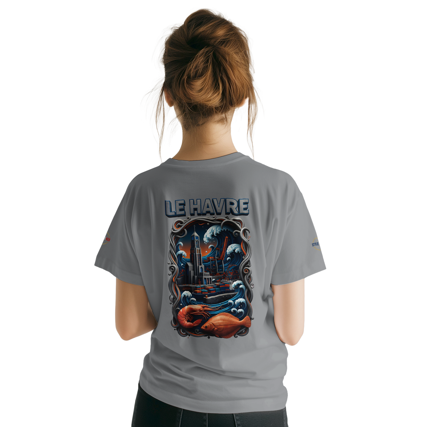 T-shirt Unisexe Le Havre – Coton Doux Premium pour Impression DTG