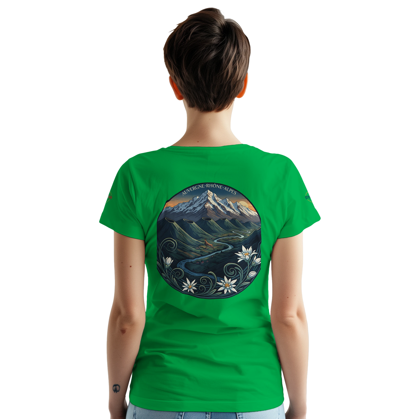 T-Shirt  Auvergne -Rhône -Alpes – Coupe Confortable et Durable