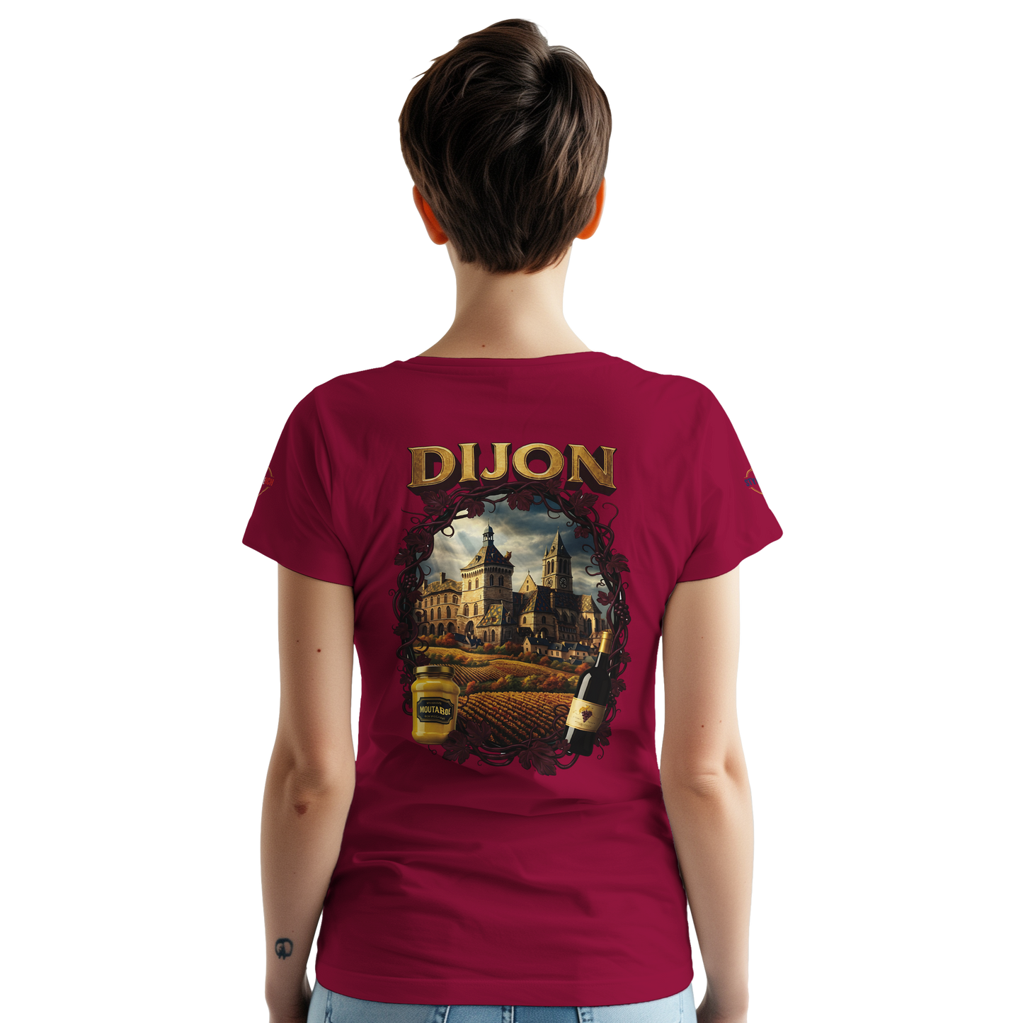 T-shirt Unisexe Dijon – Ville de France en Coton Premium
