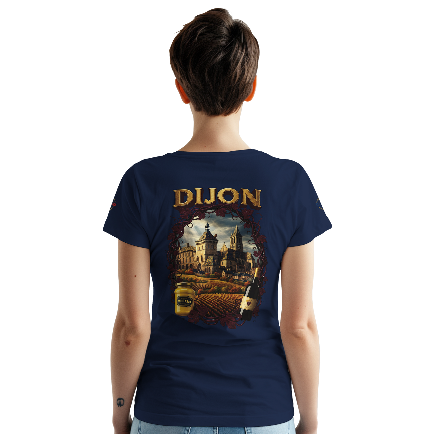 T-shirt Unisexe Dijon – Ville de France en Coton Premium
