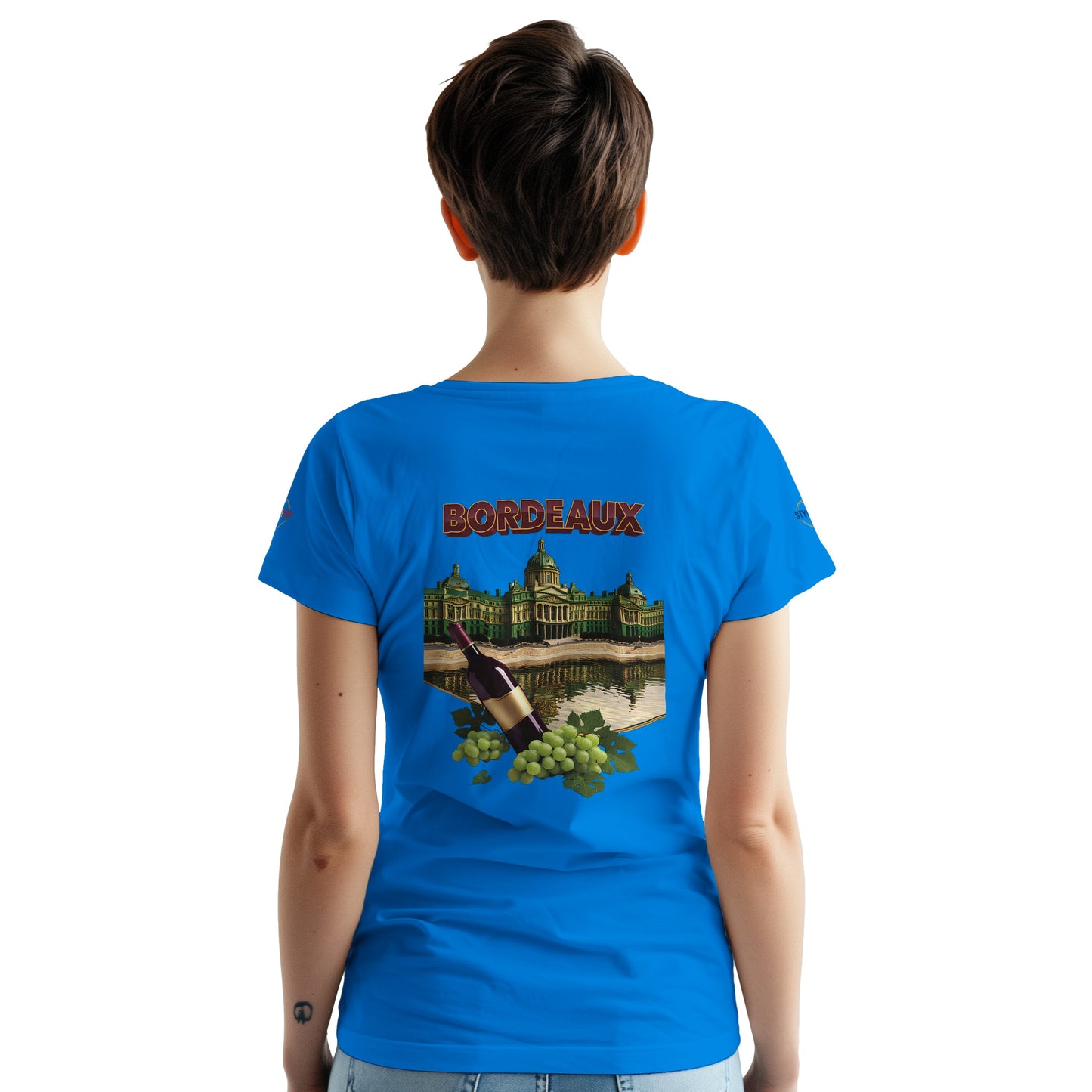 T-shirt Unisexe Bordeaux Ville de France – Coton Épais Premium