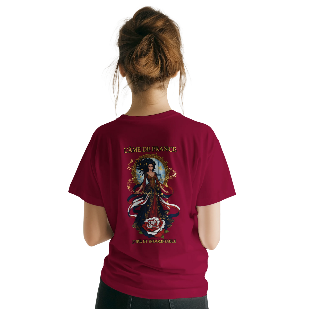 T-shirt  femme L'âme de France – Premium Cotton Tee with Classic French Design