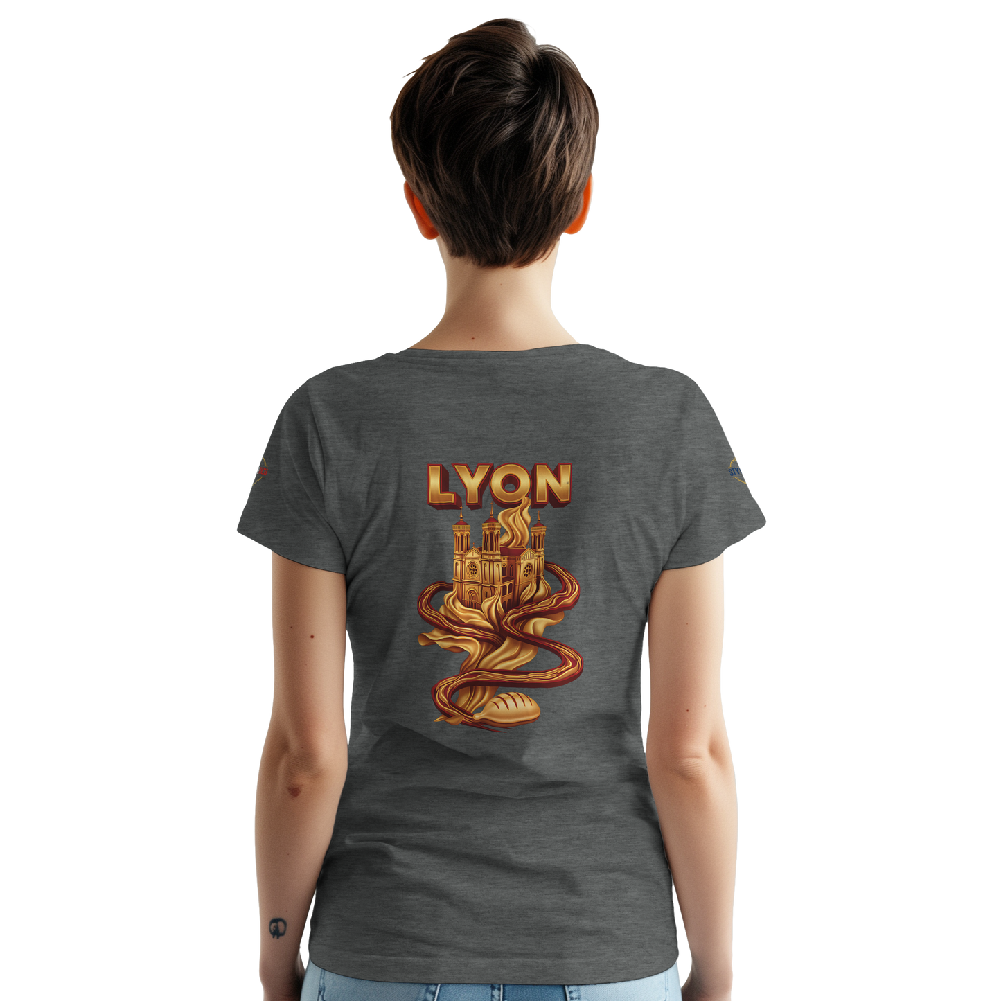 T-Shirt Unisexe Lyon - Design Ville de France - 100% Coton