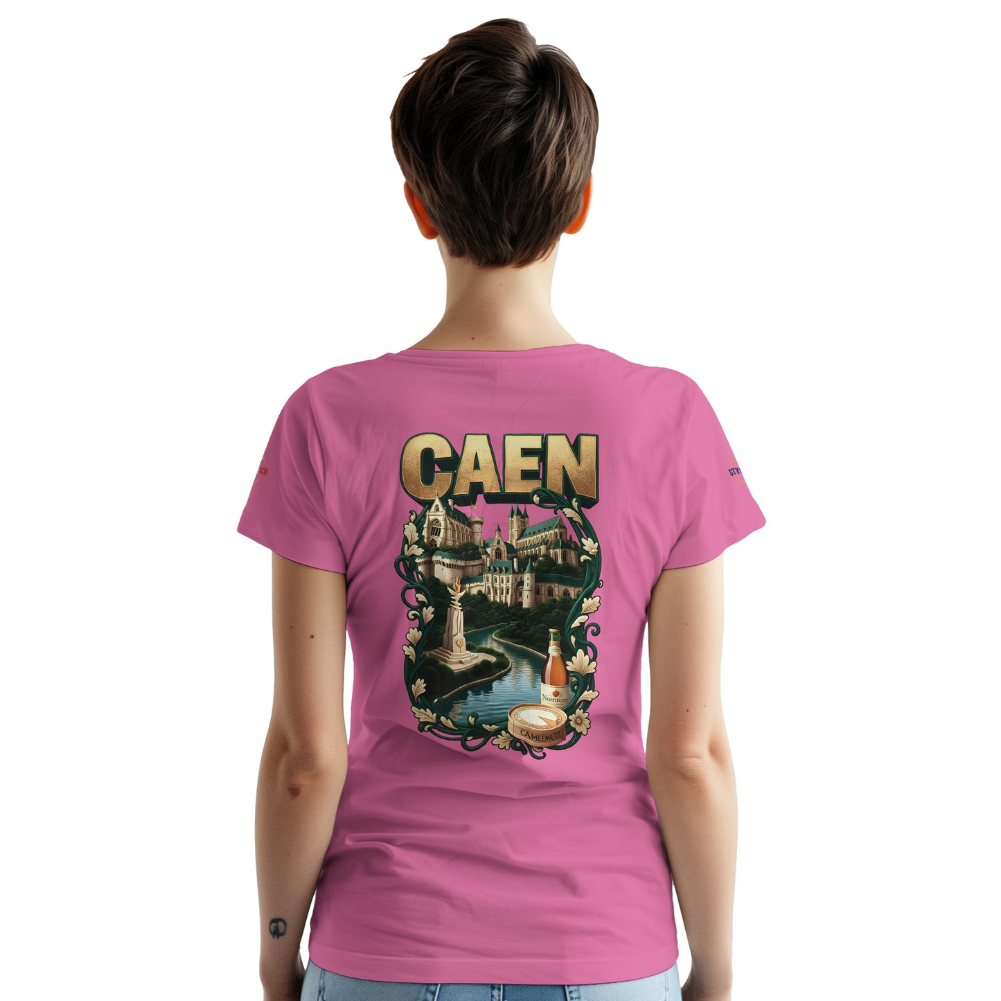 T-shirt Unisexe Caen - Ville de France - Design Classique en Coton