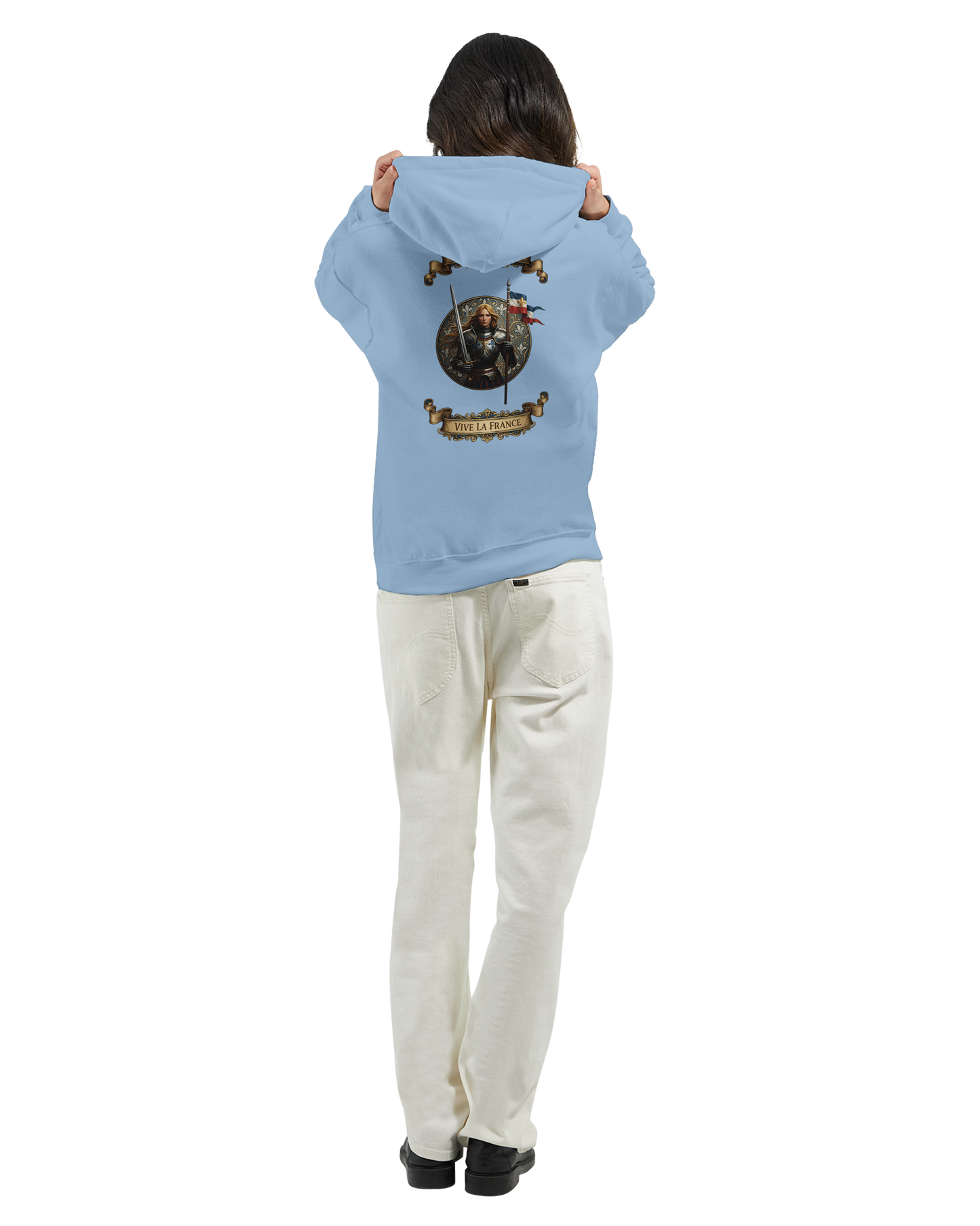 Sweat à Capuche Femme Jeanne d'Arc - Hoodie Confortable et Résistant