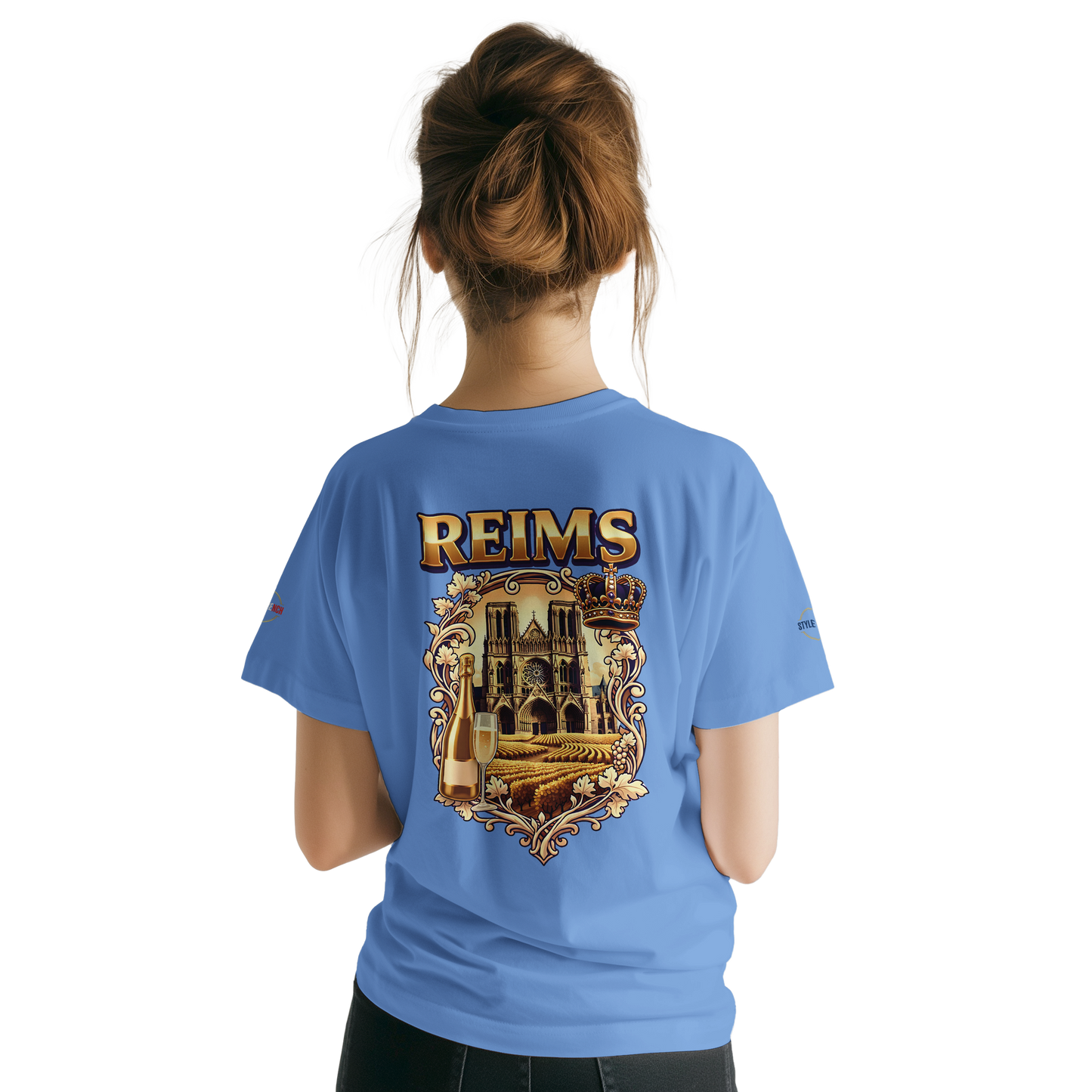 T-shirt Unisexe Reims - Ville de France - Design Premium