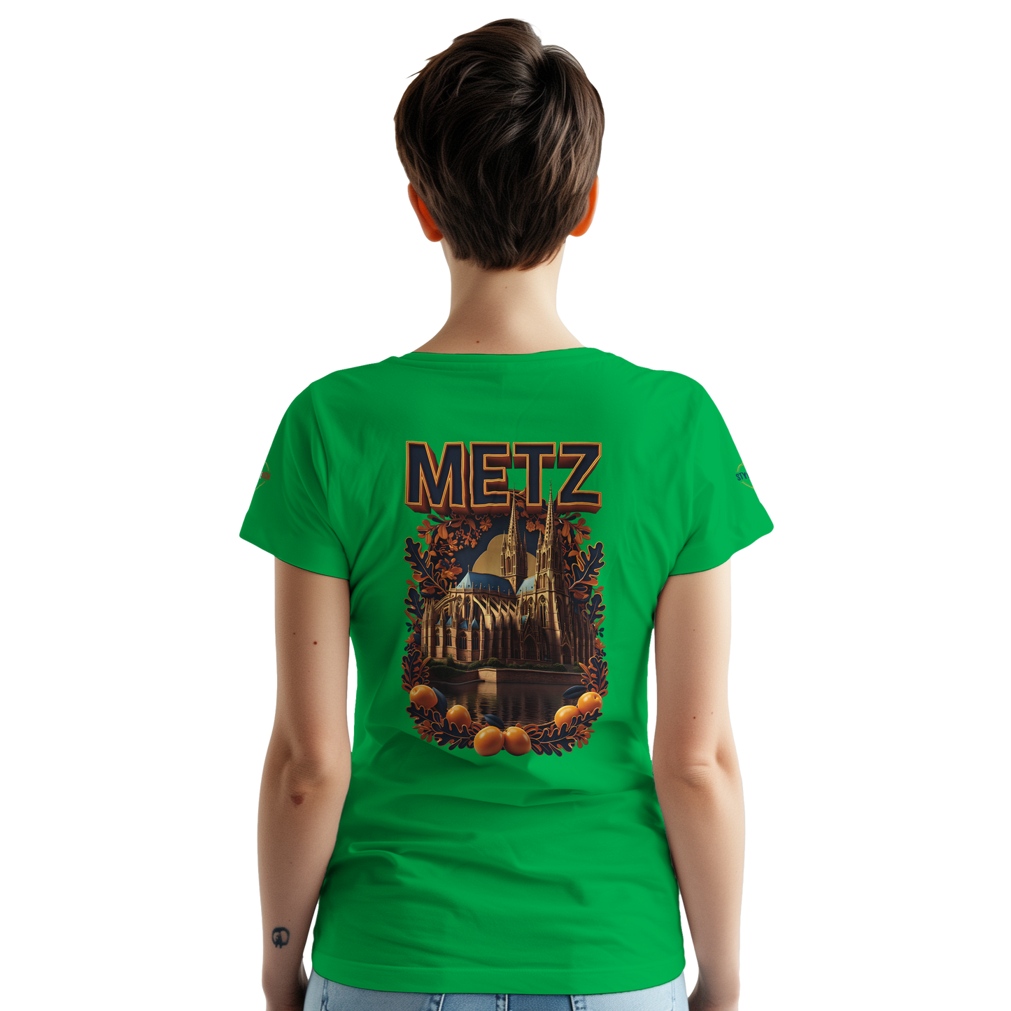 T-shirt Unisexe Metz - Design Ville de France en Coton Épais