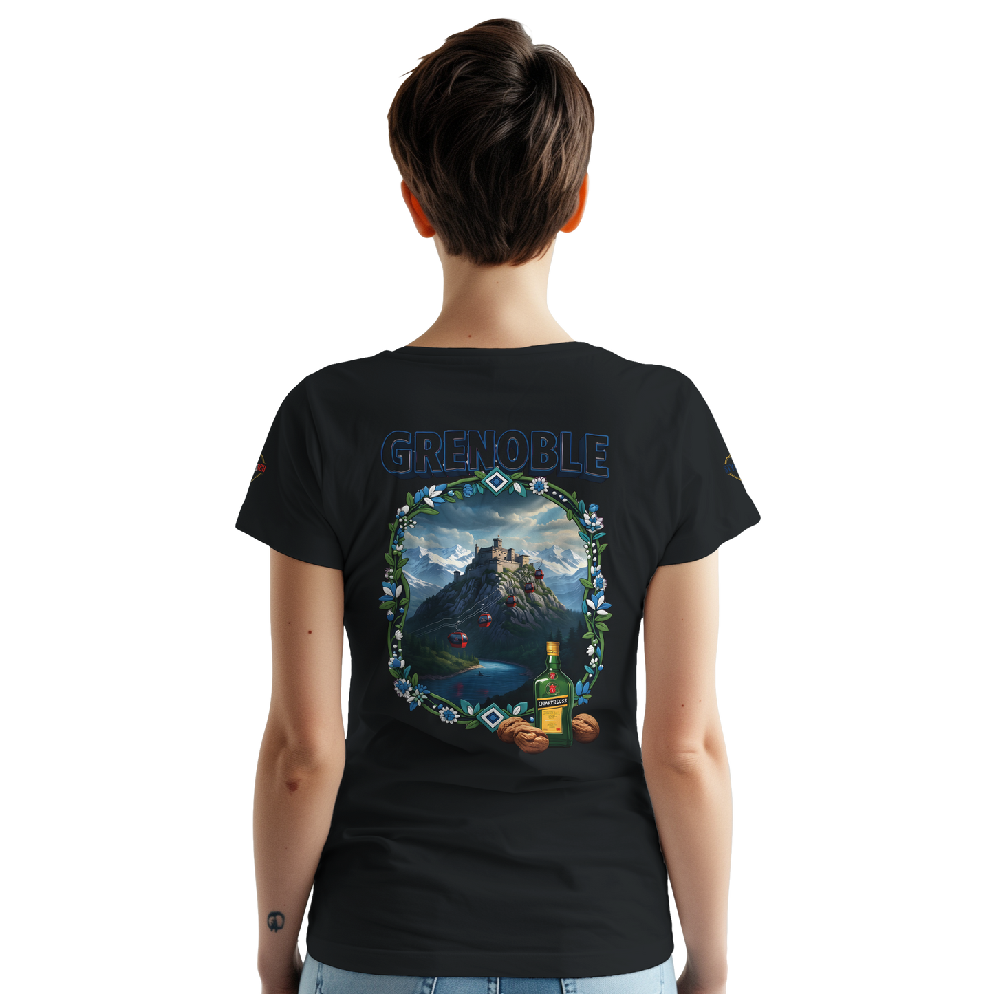 T-shirt Unisexe Grenoble - Ville de France - Coton Premium