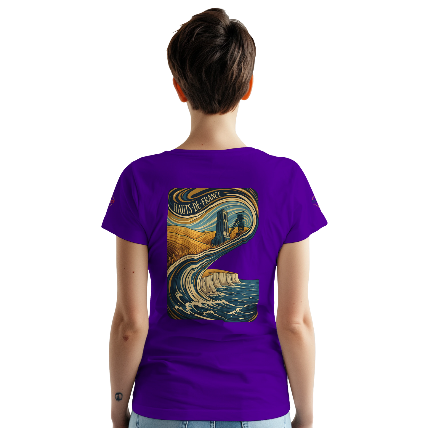 T-shirt Unisexe Haut de France - Coton Épais Premium