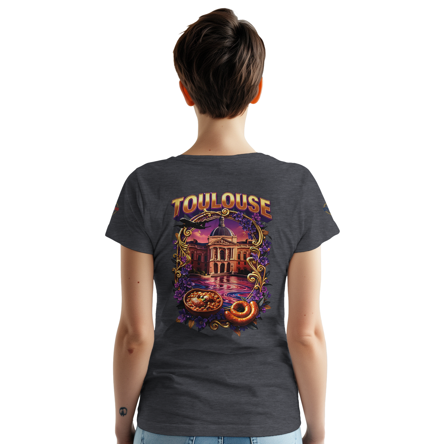 T-Shirt Unisexe Toulouse France – T-Shirt en Coton Premium à Coupe Classique