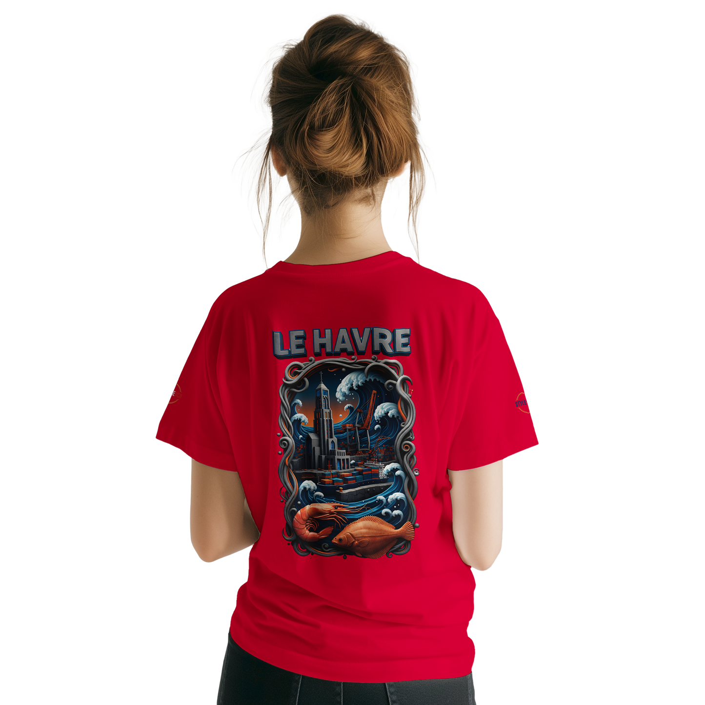 T-shirt Unisexe Le Havre – Coton Doux Premium pour Impression DTG