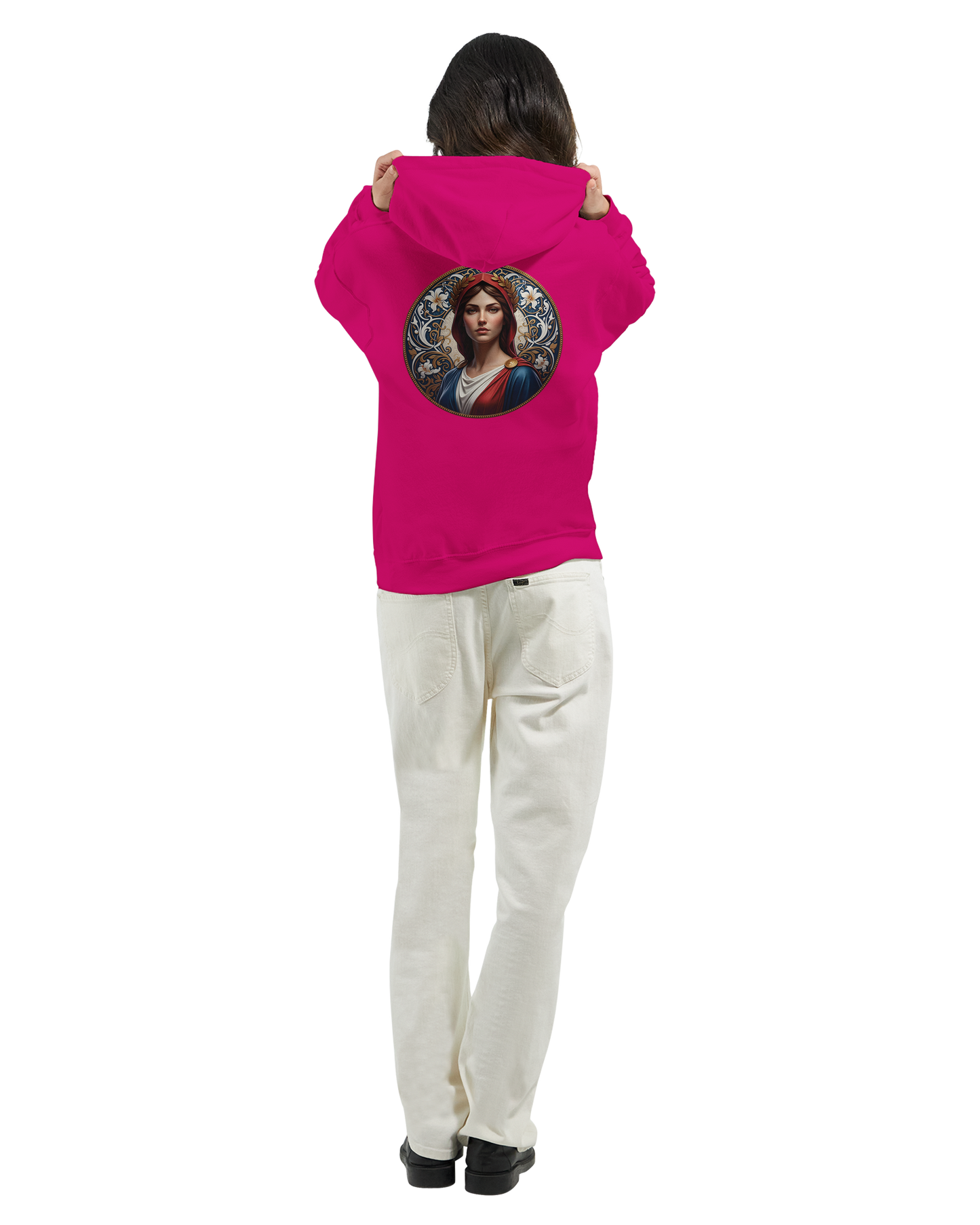Sweat à capuche femme Marianne - Hoodie en coton et polyester