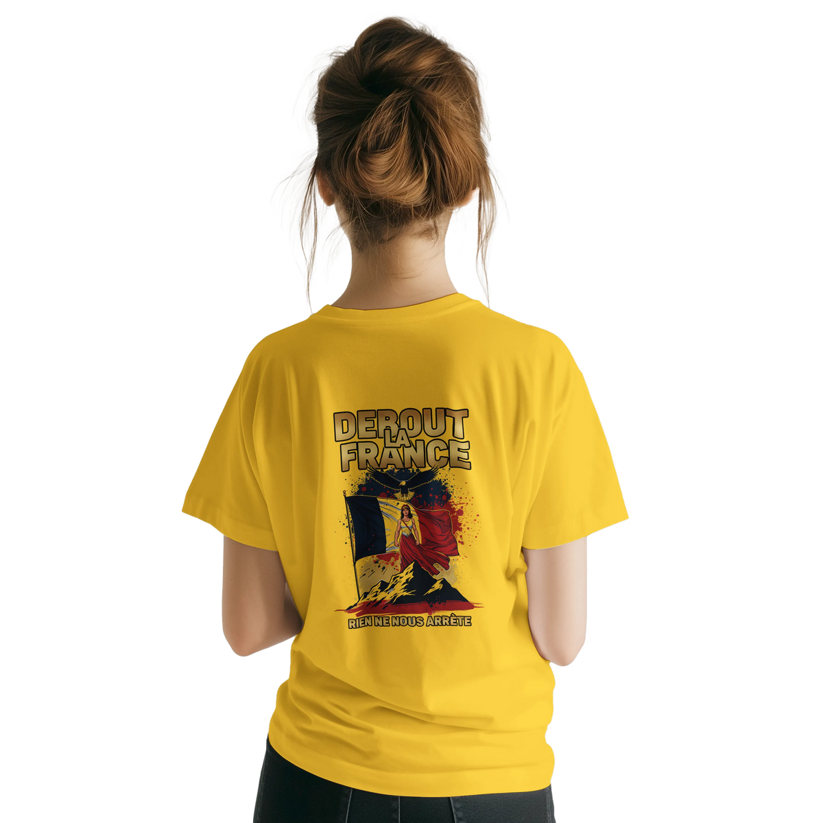 T-shirt Femme Debout la France – Coton Premium
