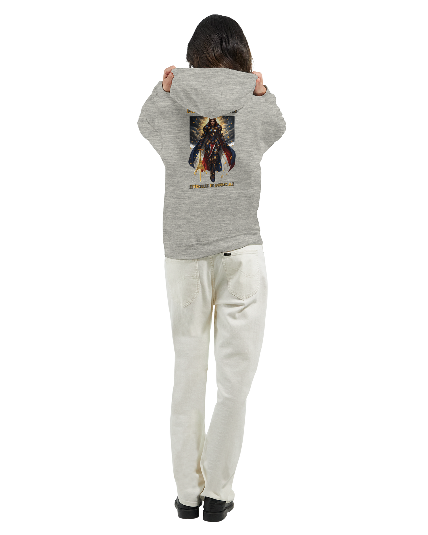 Sweat à Capuche déesse de France Douillet à Motif Unique – Confort et Style