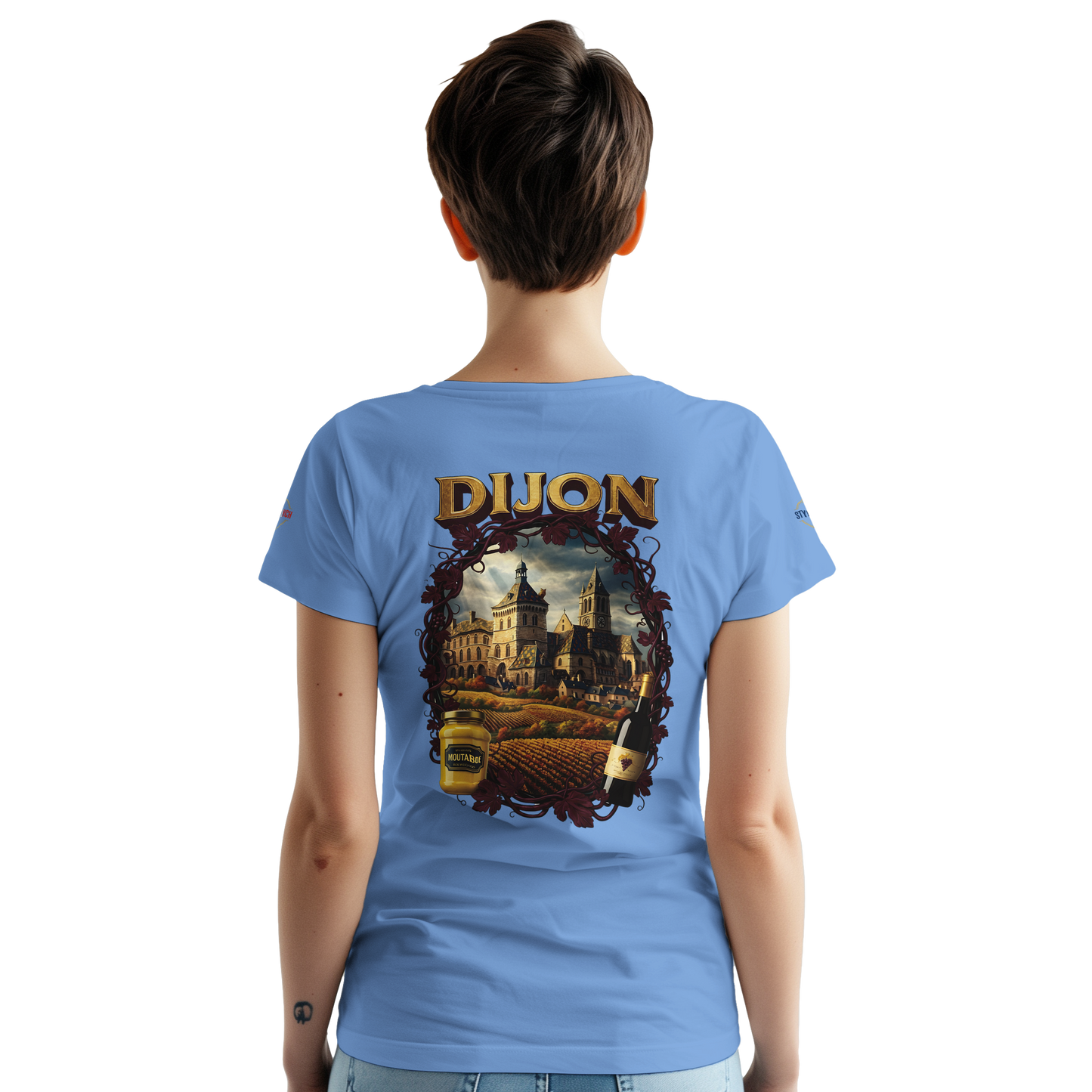T-shirt Unisexe Dijon – Ville de France en Coton Premium