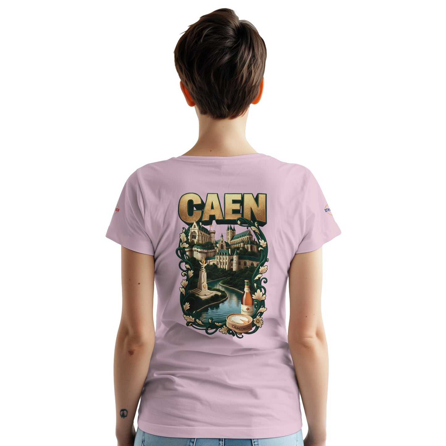 T-shirt Unisexe Caen - Ville de France - Design Classique en Coton
