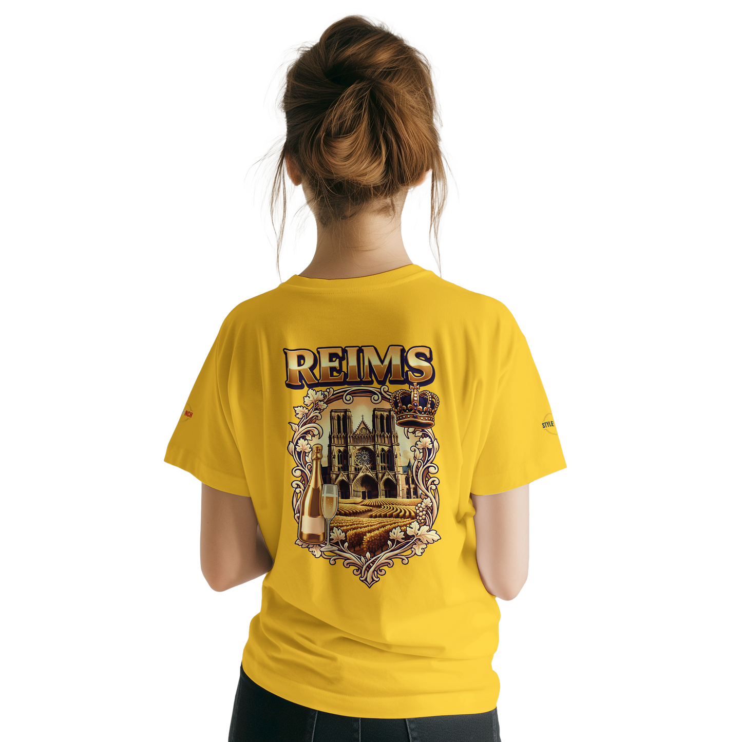 T-shirt Unisexe Reims - Ville de France - Design Premium