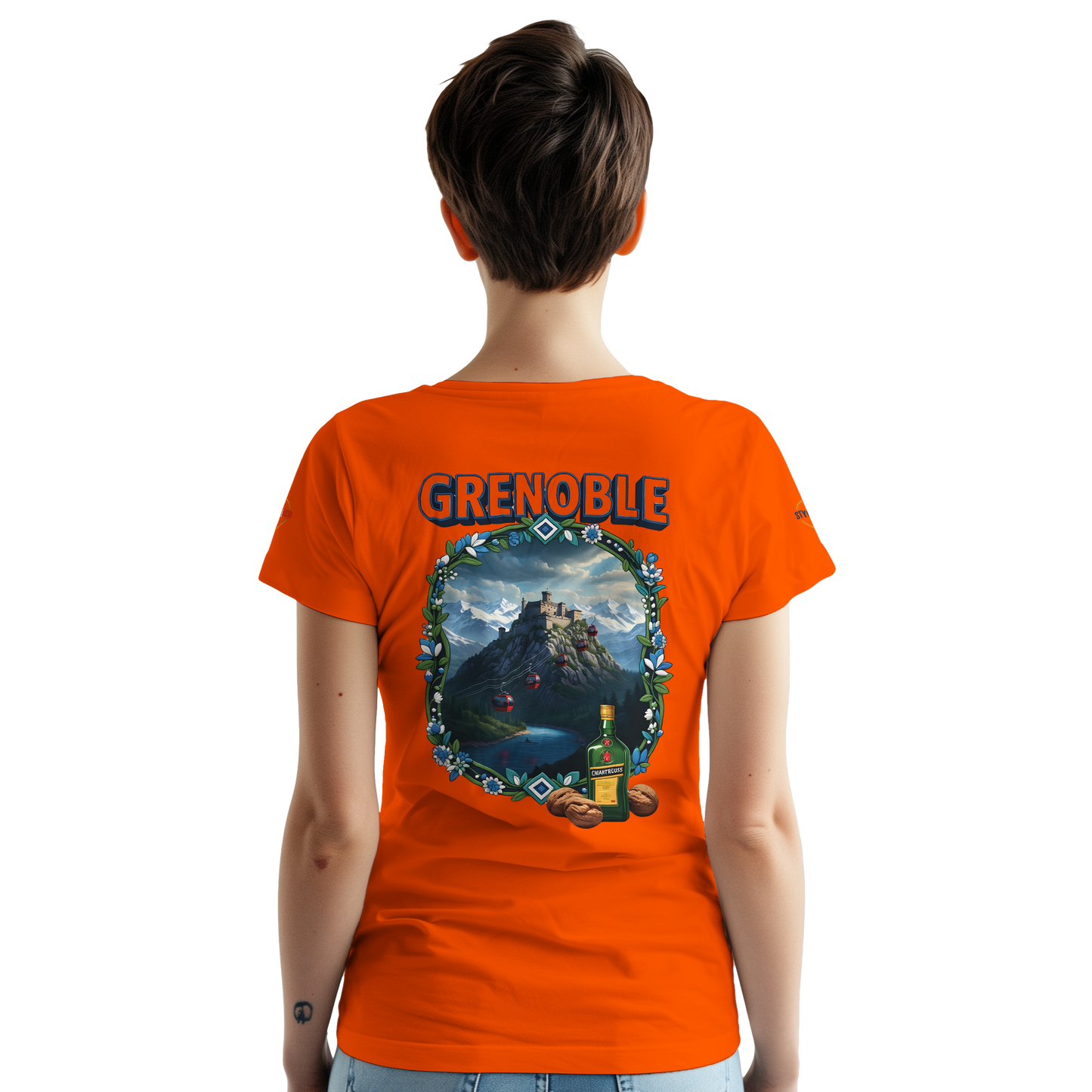 T-shirt Unisexe Grenoble - Ville de France - Coton Premium