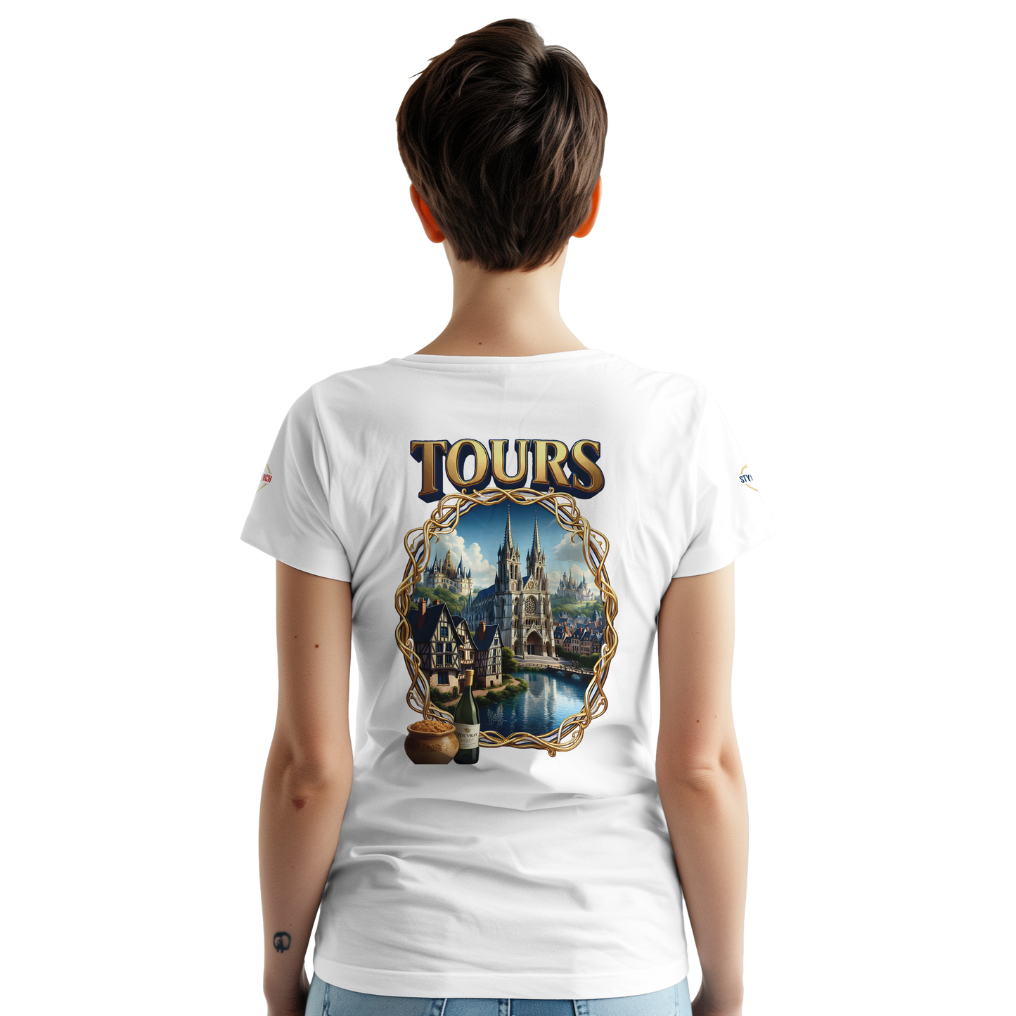T-shirt Unisexe Tours Ville de France – Coton Épais Premium