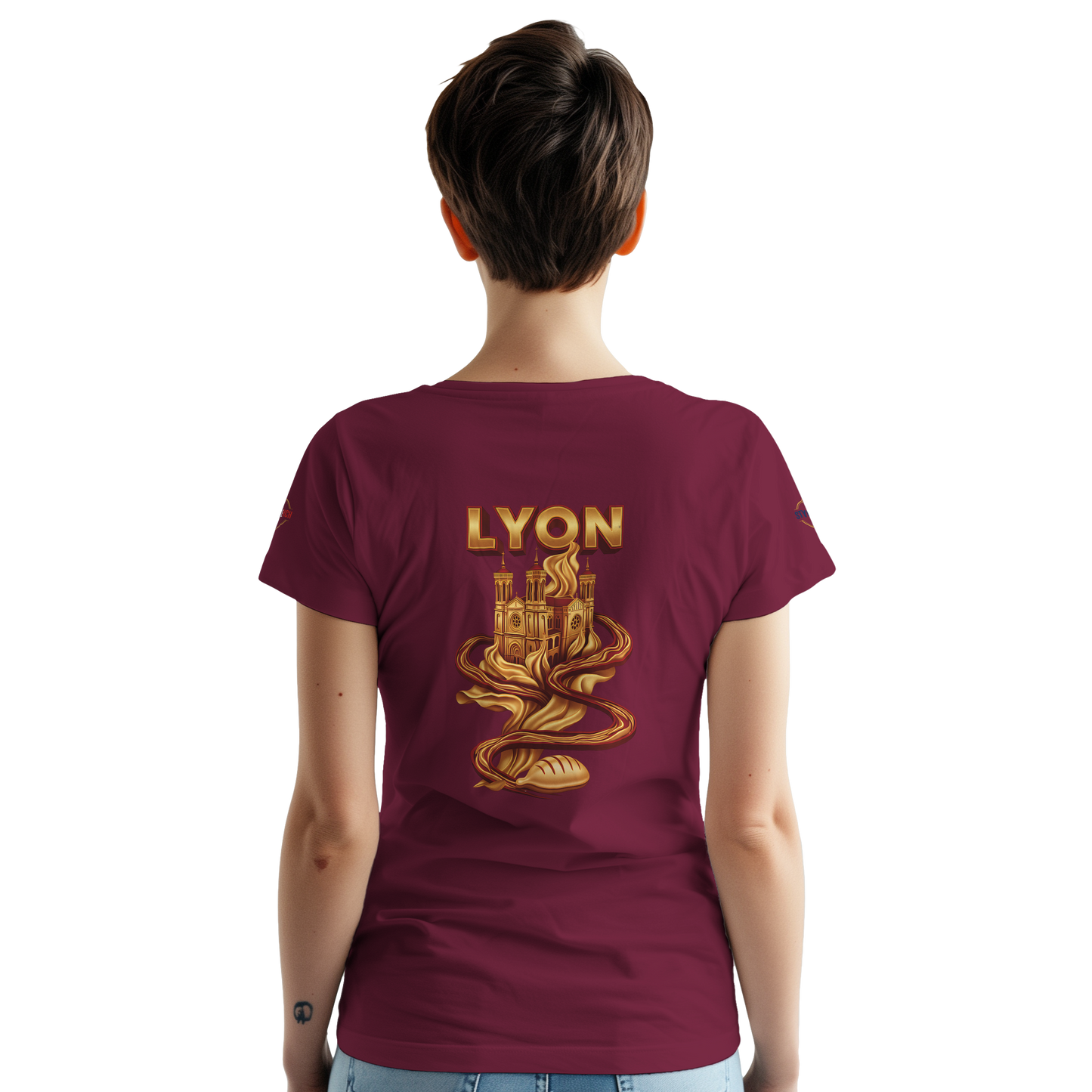 T-Shirt Unisexe Lyon - Design Ville de France - 100% Coton