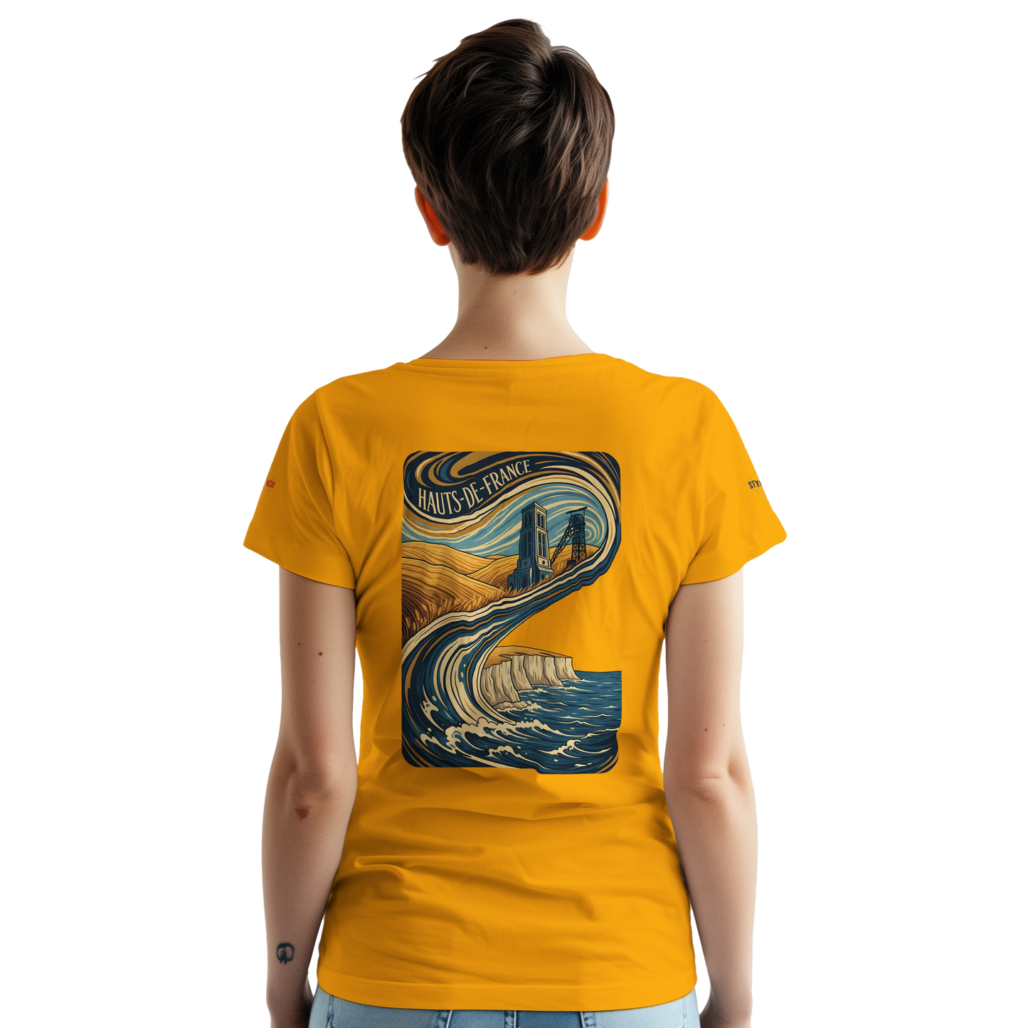 T-shirt Unisexe Haut de France - Coton Épais Premium