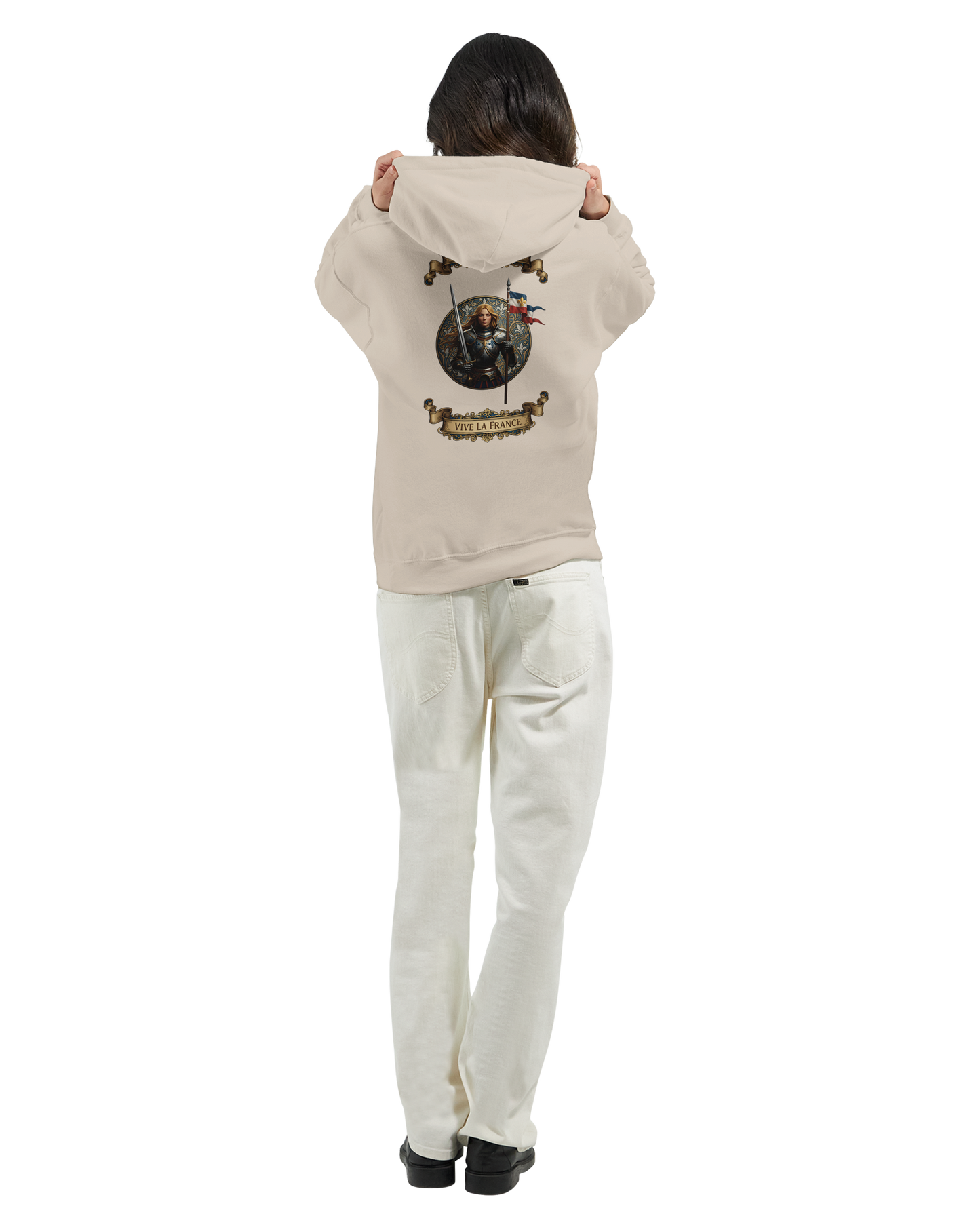 Sweat à Capuche Femme Jeanne d'Arc - Hoodie Confortable et Résistant