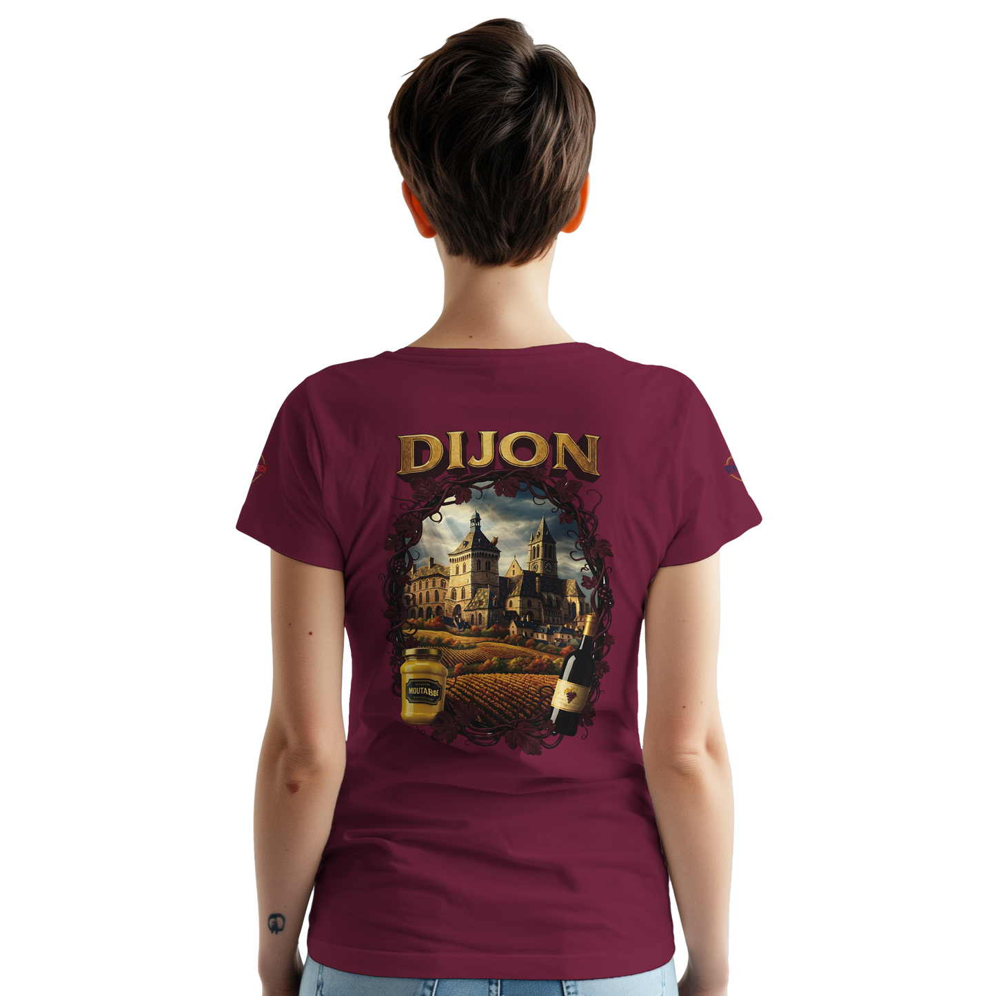T-shirt Unisexe Dijon – Ville de France en Coton Premium