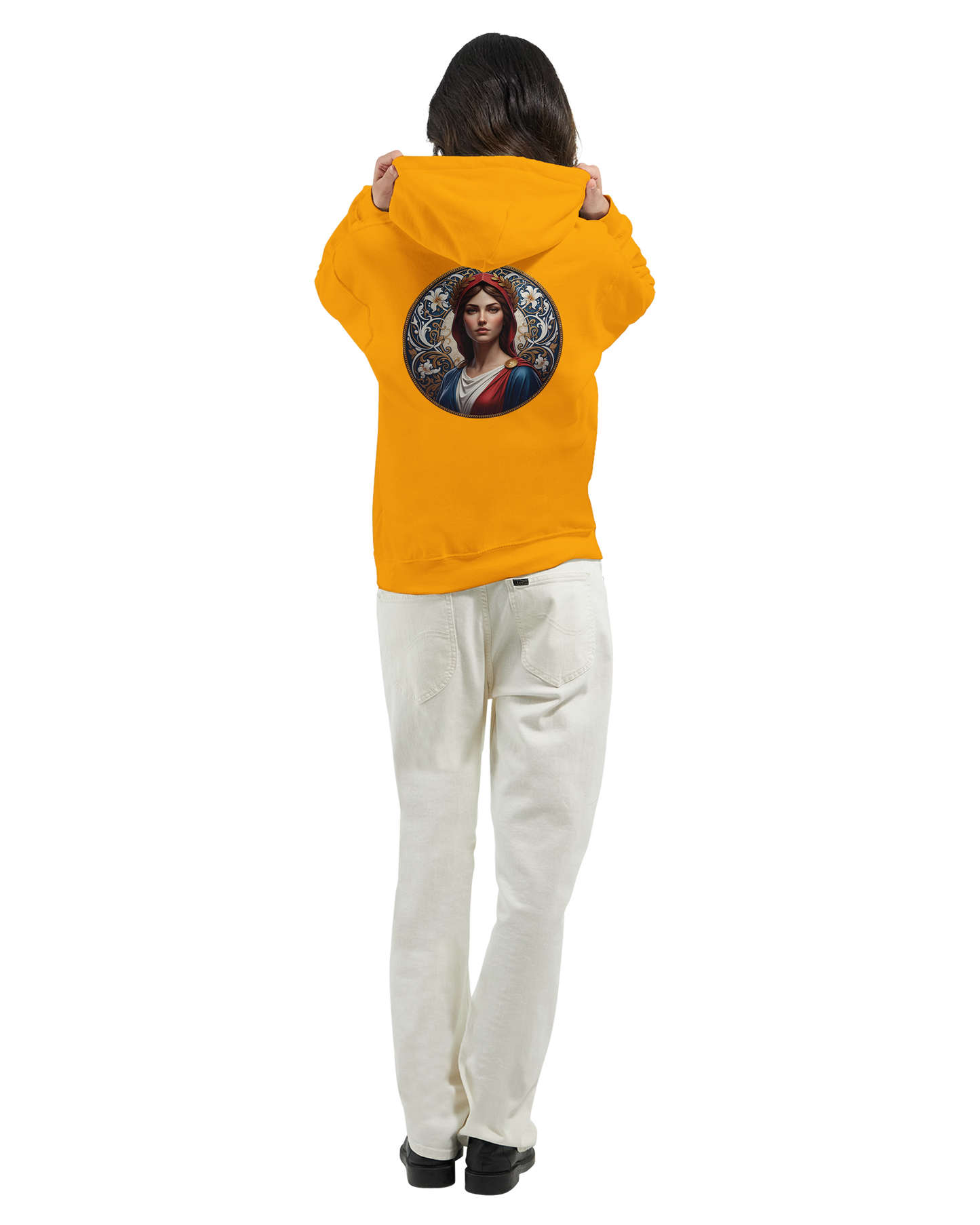 Sweat à capuche femme Marianne - Hoodie en coton et polyester