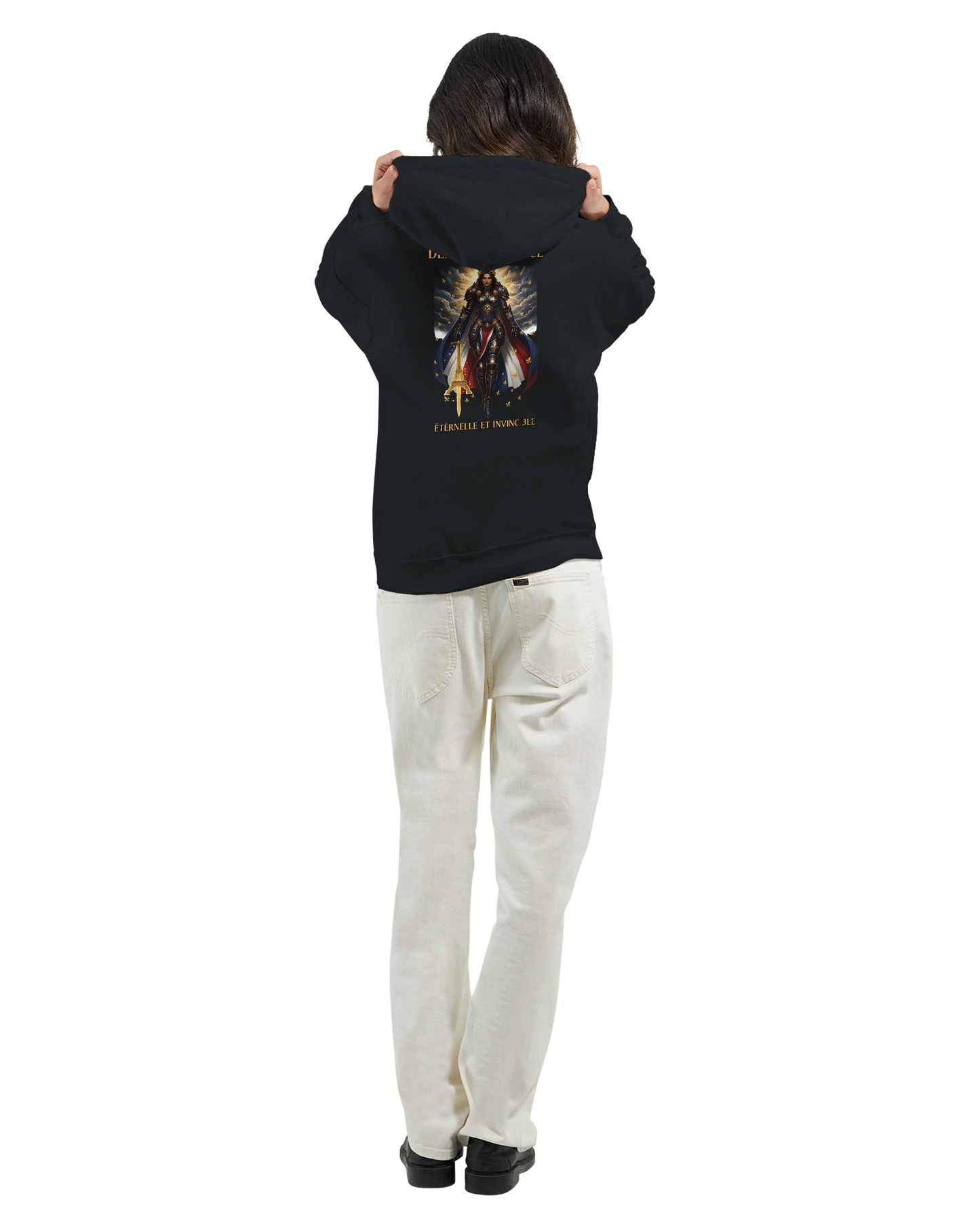 Sweat à Capuche déesse de France Douillet à Motif Unique – Confort et Style
