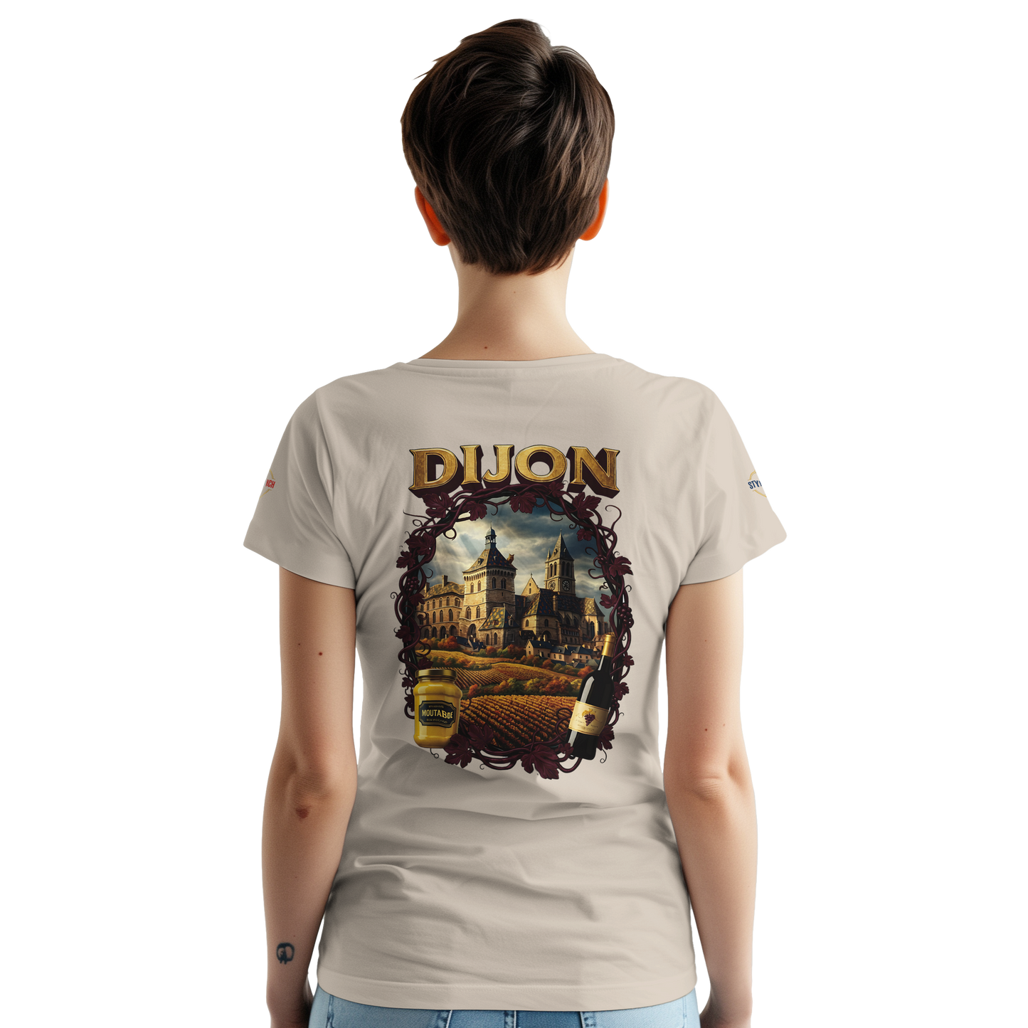 T-shirt Unisexe Dijon – Ville de France en Coton Premium