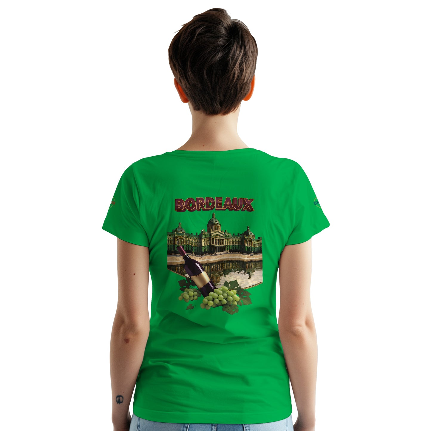 T-shirt Unisexe Bordeaux Ville de France – Coton Épais Premium