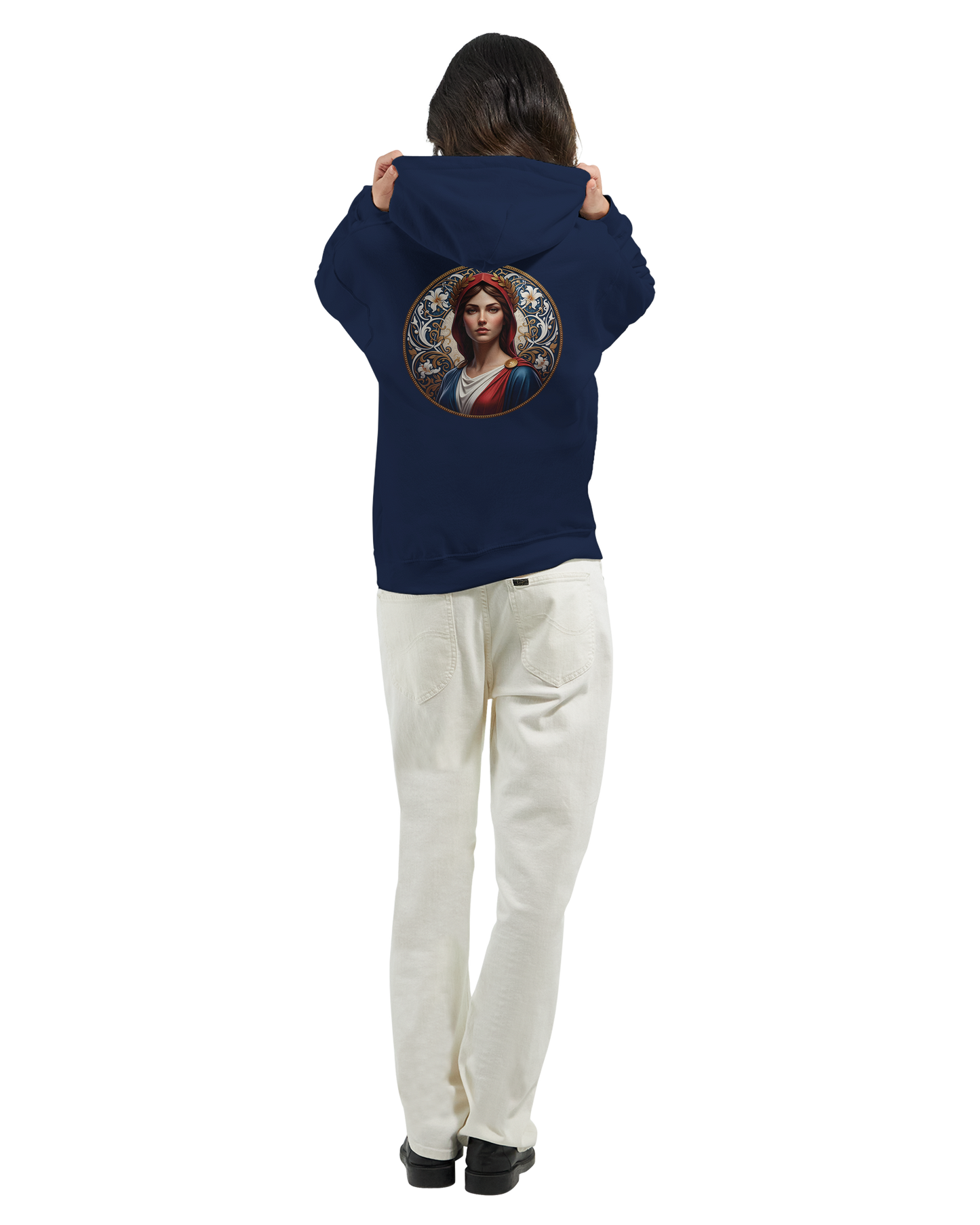 Sweat à capuche femme Marianne - Hoodie en coton et polyester