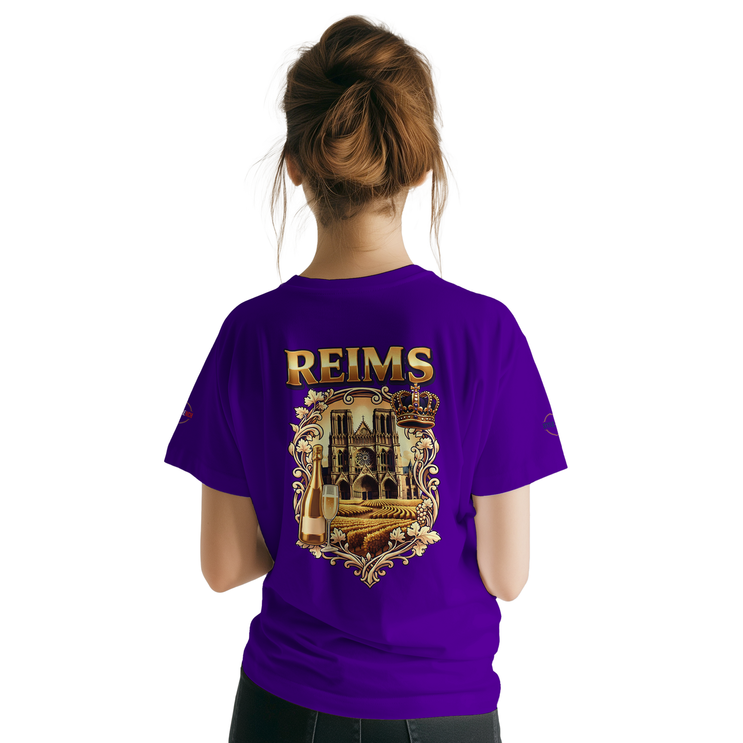T-shirt Unisexe Reims - Ville de France - Design Premium