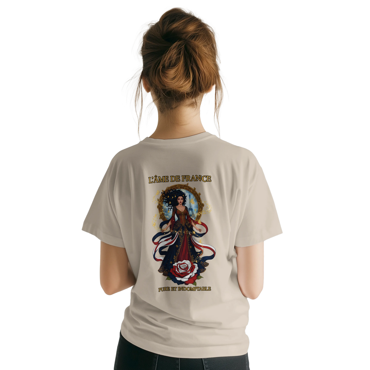 T-shirt  femme L'âme de France – Premium Cotton Tee with Classic French Design
