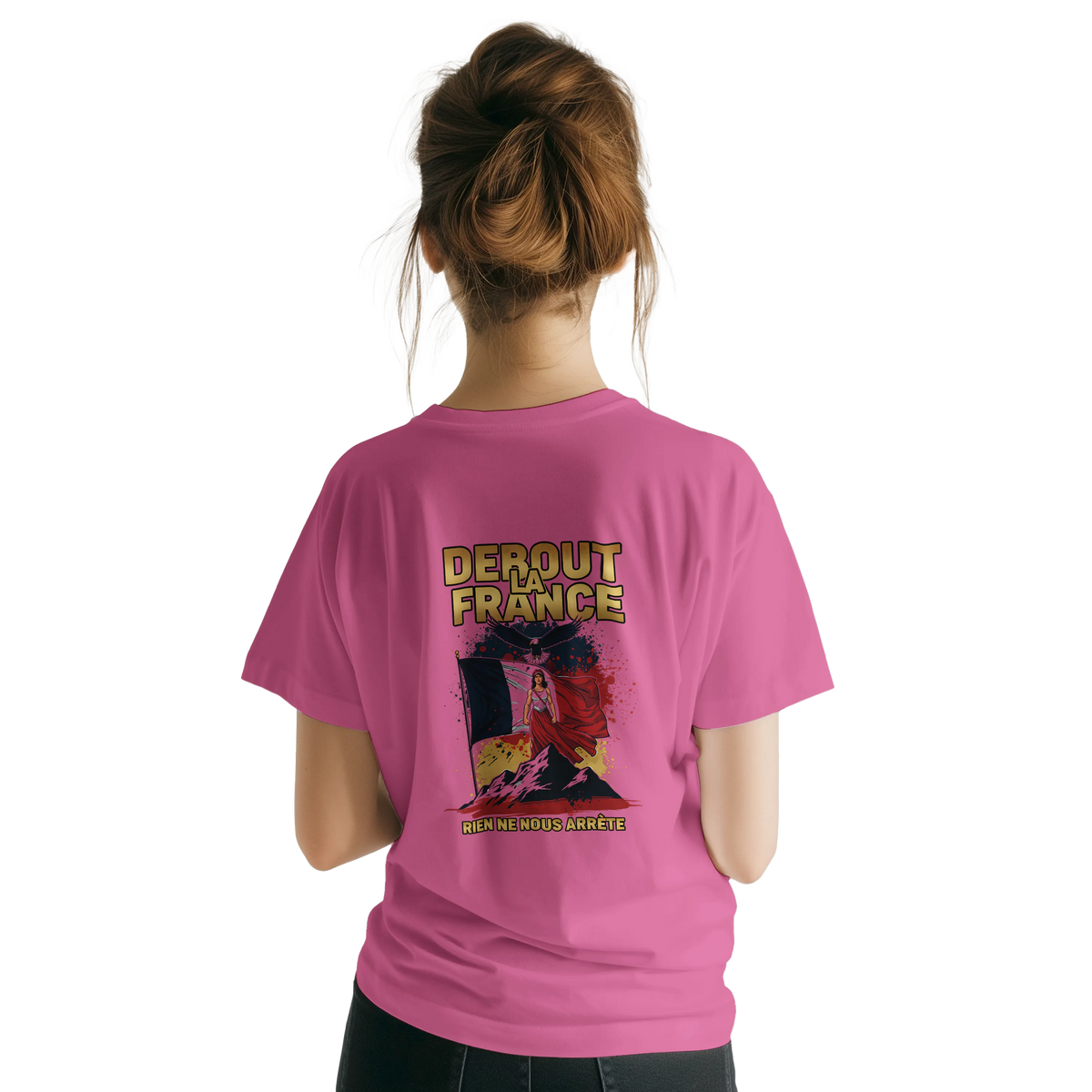 T-shirt Femme Debout la France – Coton Premium
