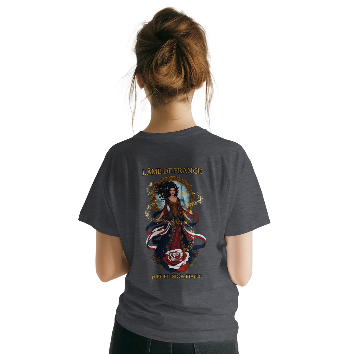 T-shirt  femme L'âme de France – Premium Cotton Tee with Classic French Design