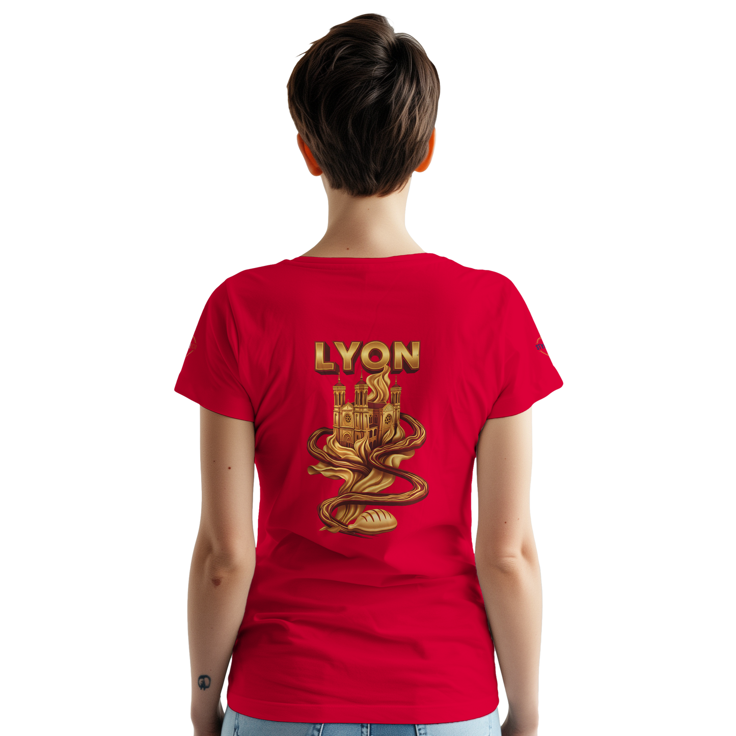 T-Shirt Unisexe Lyon - Design Ville de France - 100% Coton