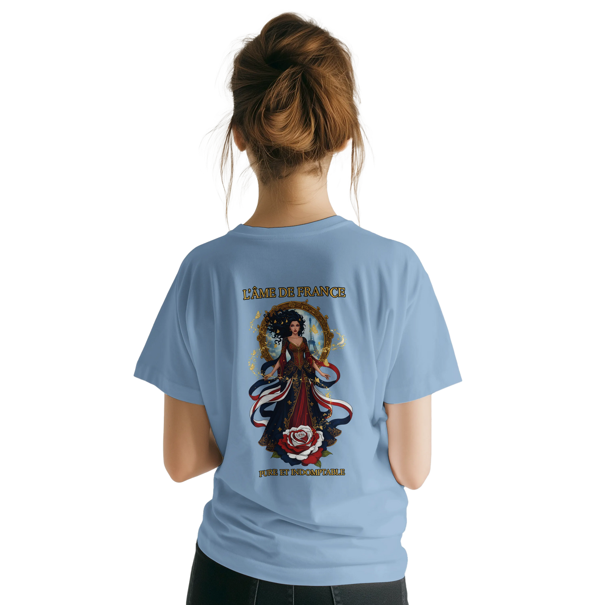 T-shirt  femme L'âme de France – Premium Cotton Tee with Classic French Design