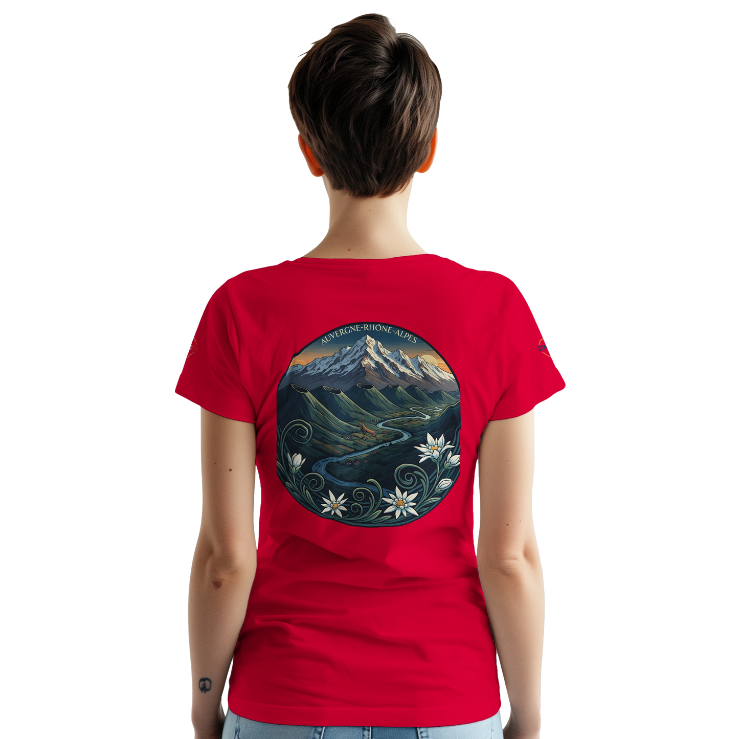 T-Shirt  Auvergne -Rhône -Alpes – Coupe Confortable et Durable