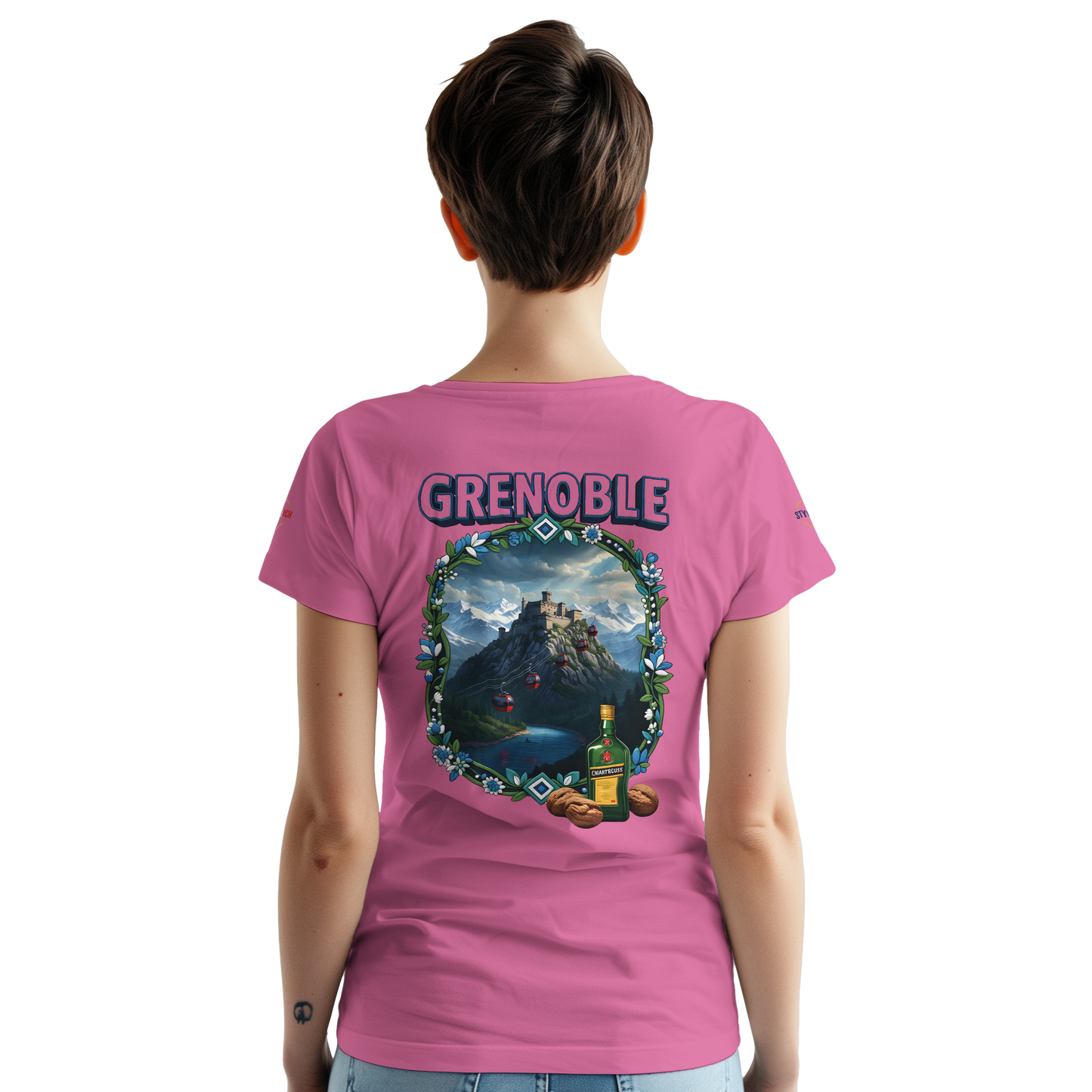 T-shirt Unisexe Grenoble - Ville de France - Coton Premium
