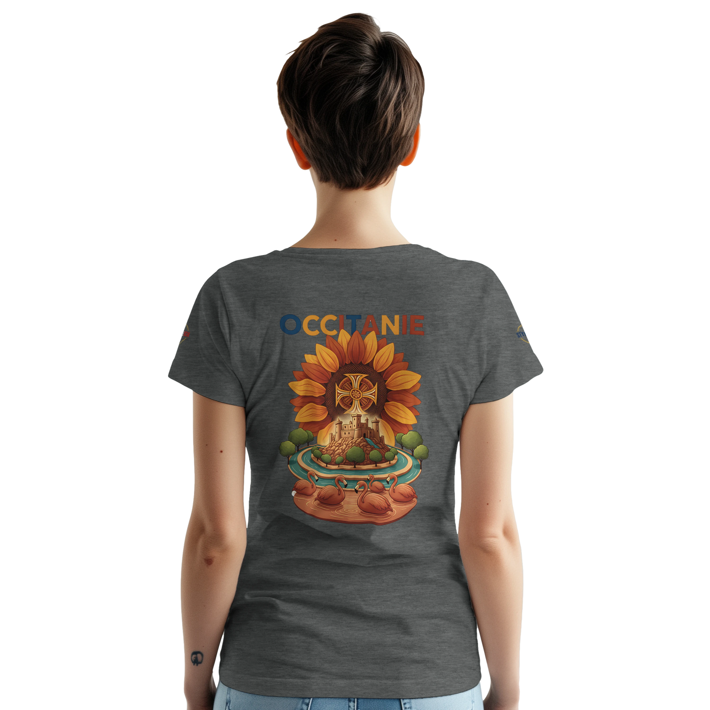 T-shirt Unisexe Occitanie – Coton Épais Premium