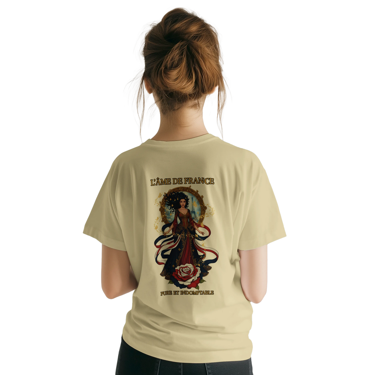 T-shirt  femme L'âme de France – Premium Cotton Tee with Classic French Design